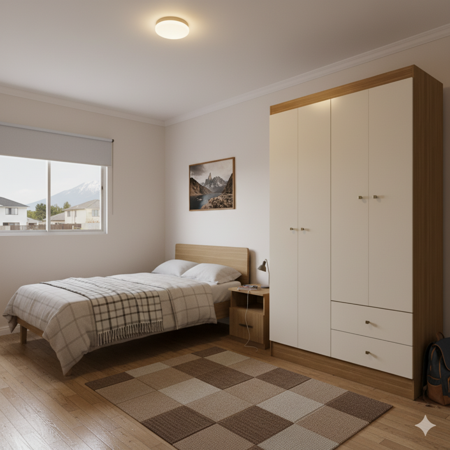 Combo 3 Closet versa 4 Puertas Off White K42X3-4