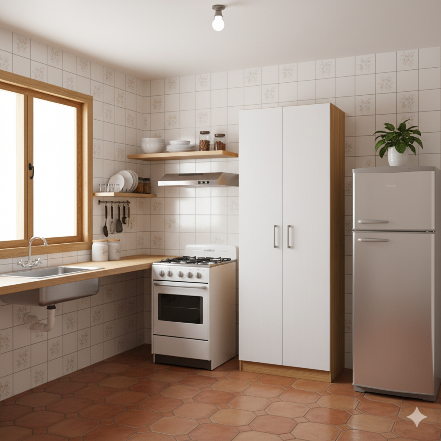 Mueble de Cocina Kit Orion 8 puertas Off White K08-3