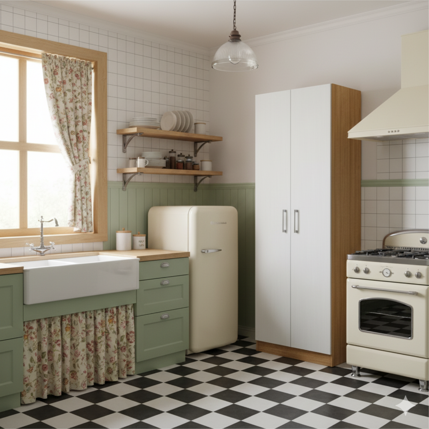 Combo Mueble para Microondas Orion, Mueble de Cocina Kris y Alacena K020420-6