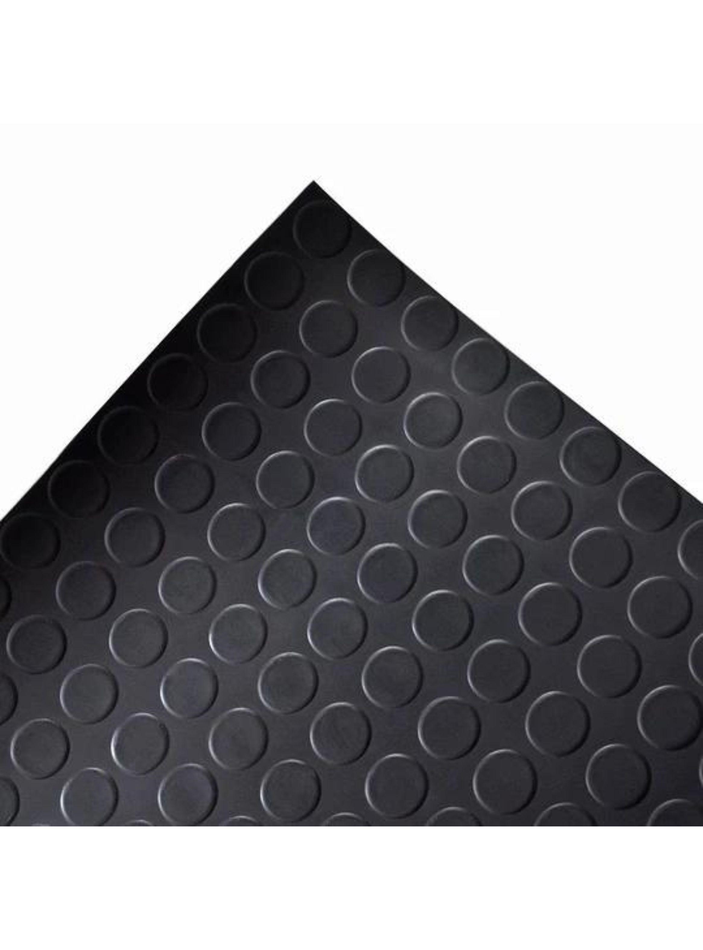 Piso PVC Estoperol Negro 1,2 mm espesor x 2 mts ancho x 1 m lineal-2
