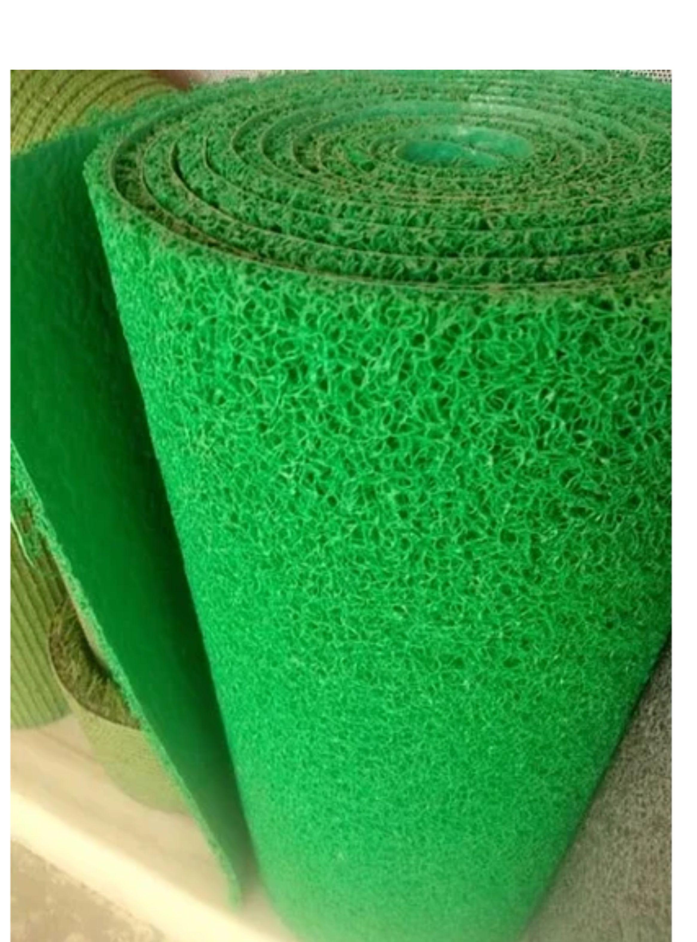 Alfombra Limpiapie PVC Tipo Nomad Verde 1,20 m ancho x 12 mm espesor x 1 m-0
