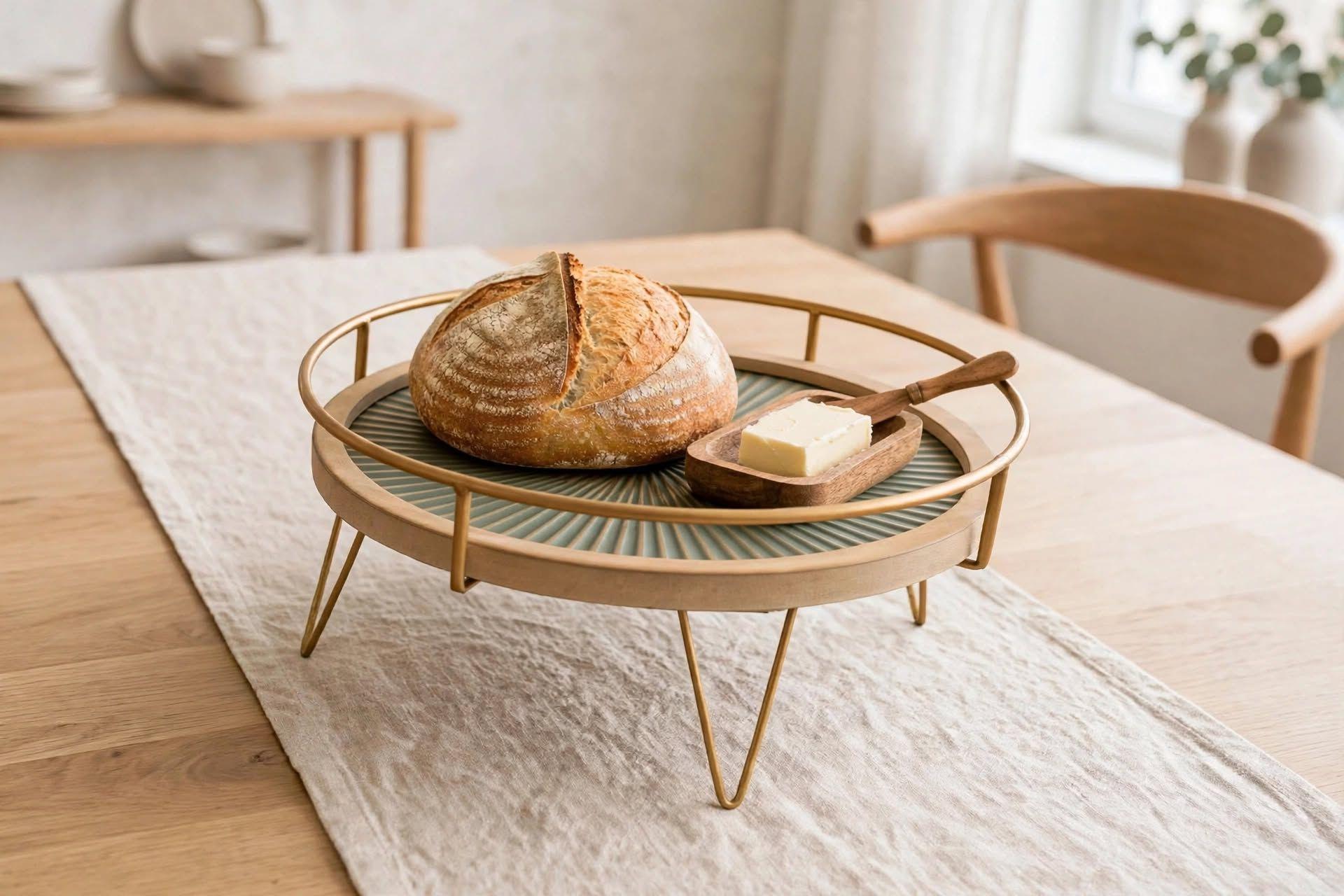 Bandeja Decorativa Redonda Noa 31 Cm-3