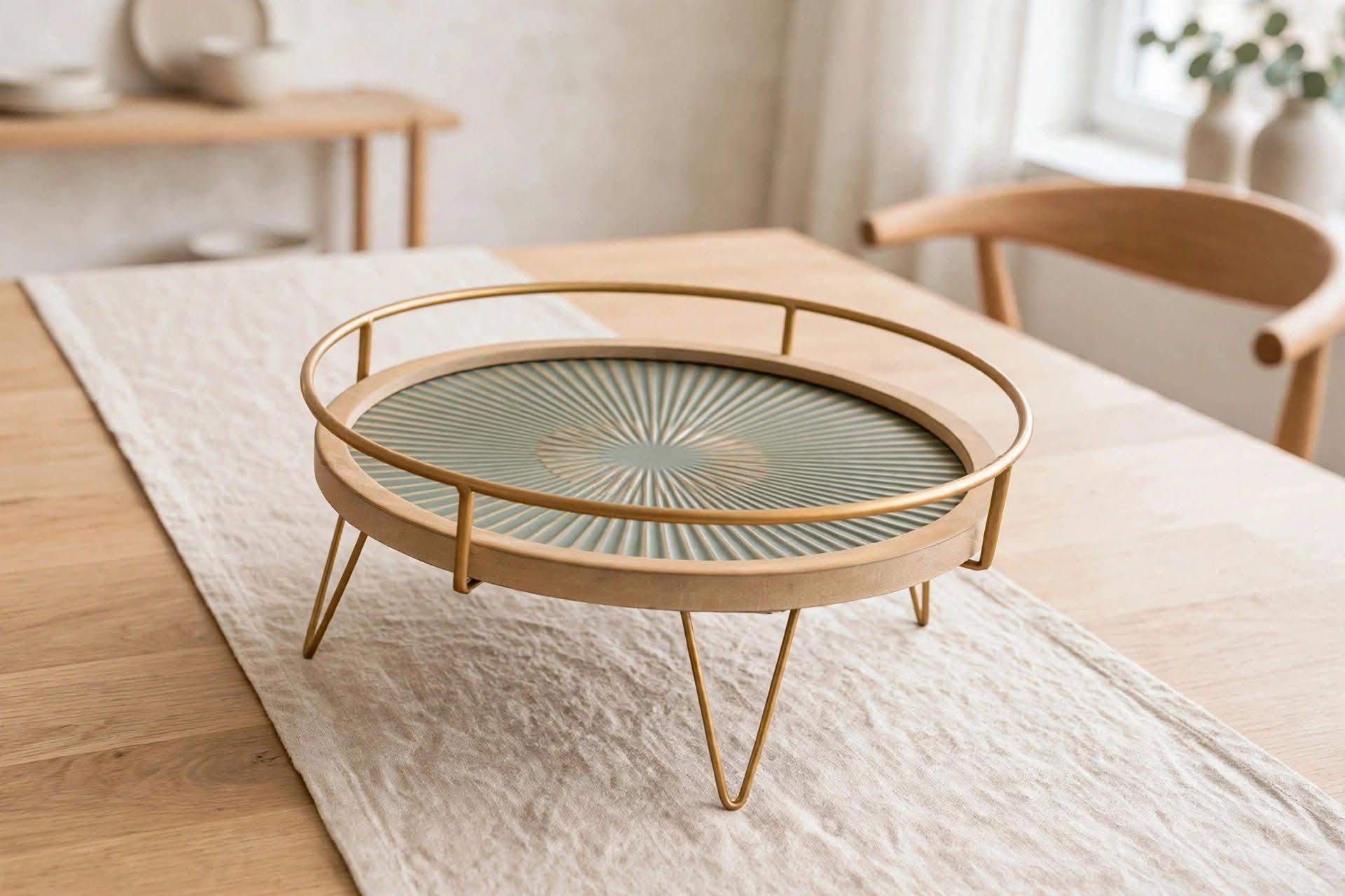 Bandeja Decorativa Redonda Noa 31 Cm-4