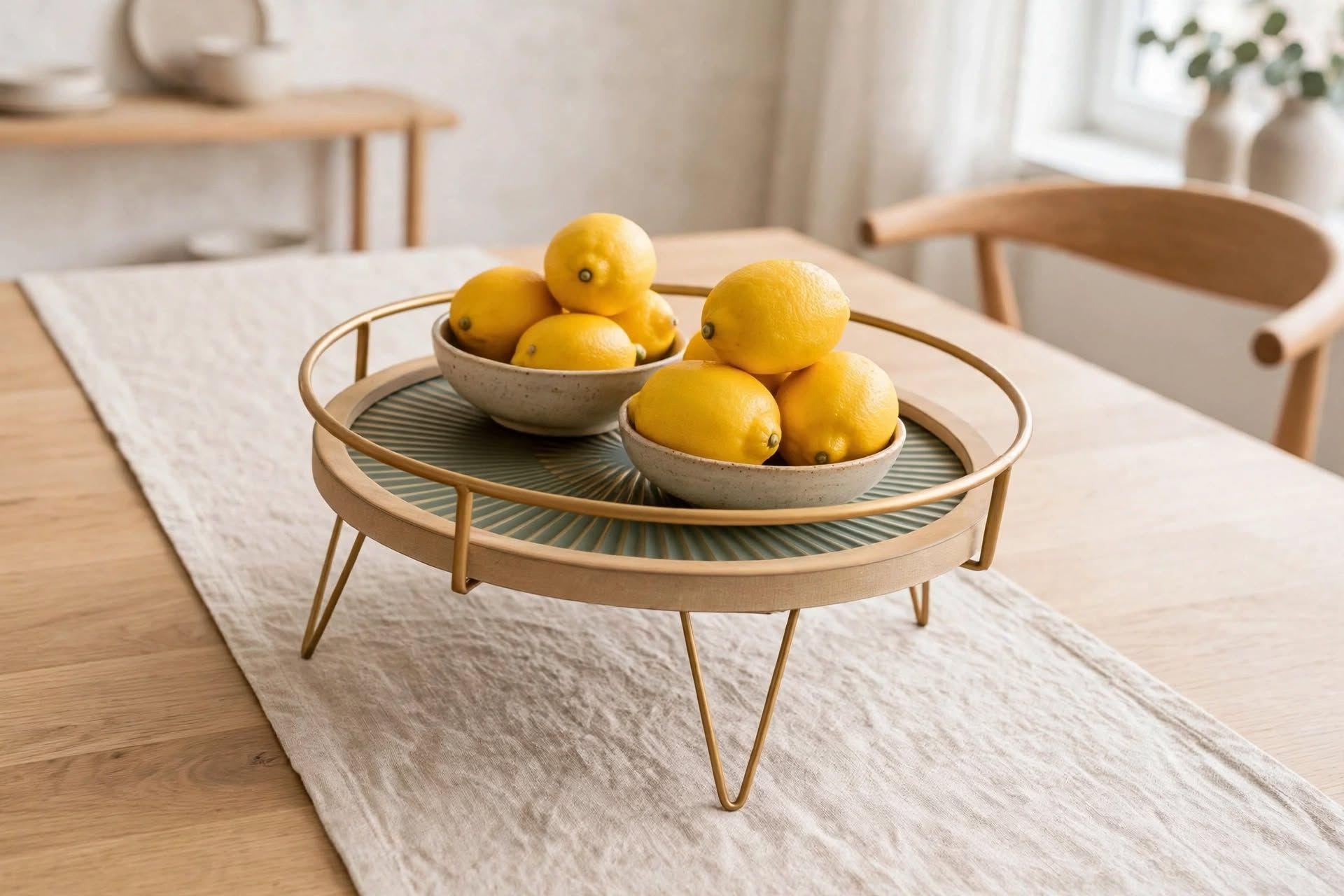 Bandeja Decorativa Redonda Noa 31 Cm-5