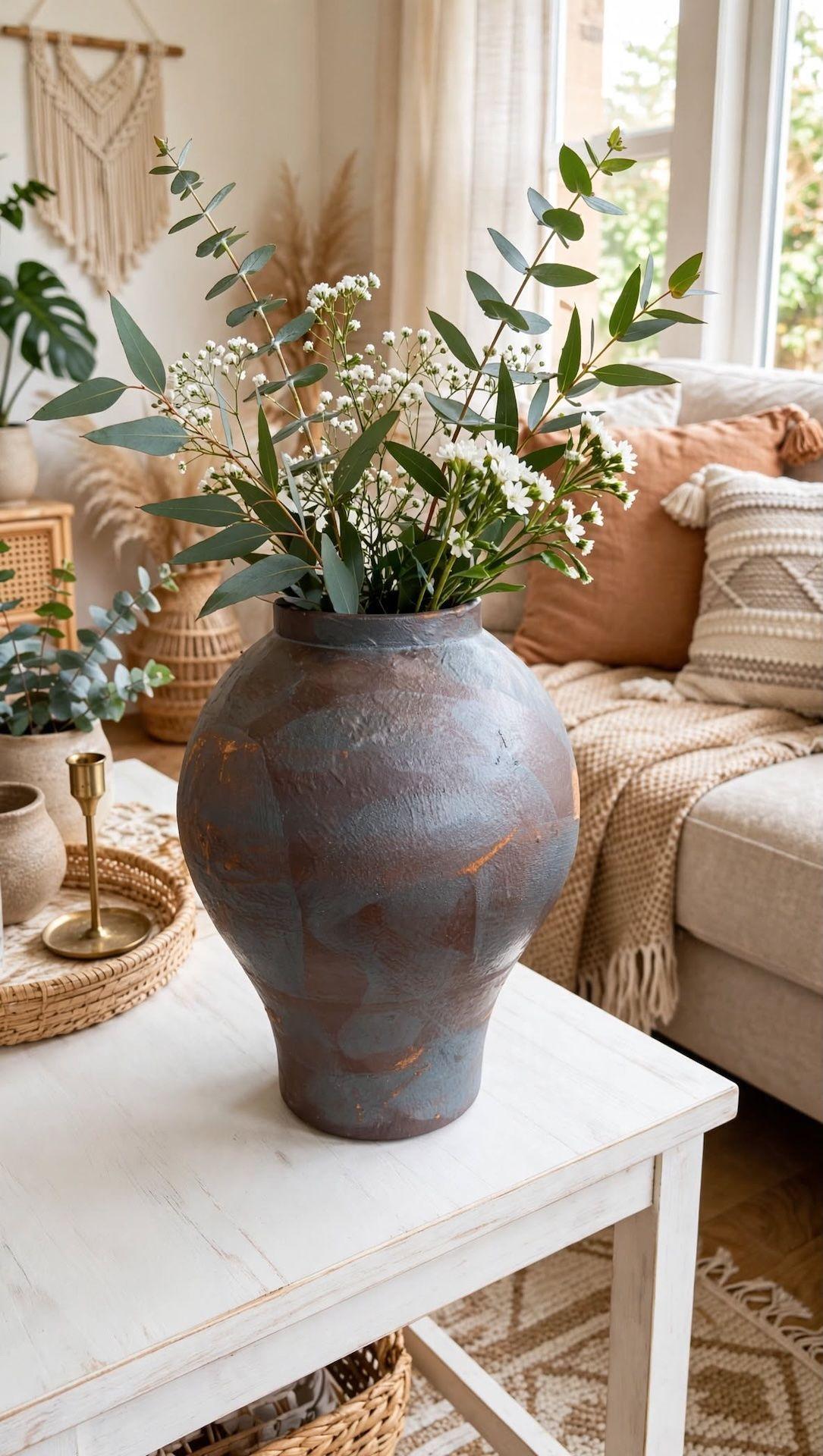 JARRON LOTA CERAMICA BICOLOR-0