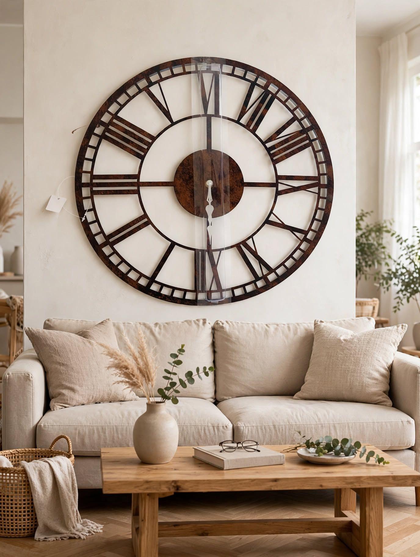 RELOJ DE PARED NUMEROS ROMANOS-2