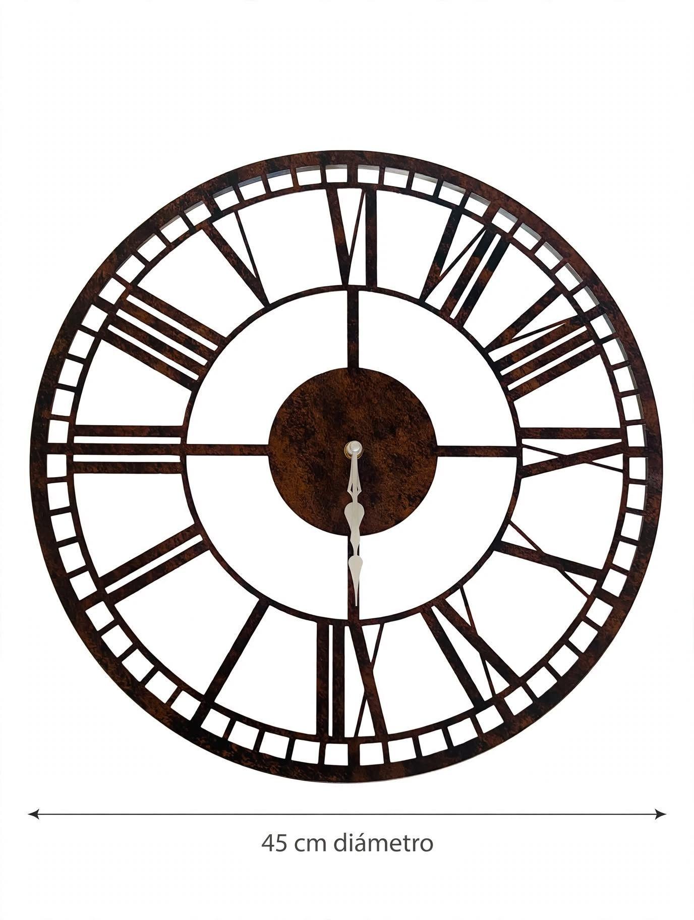 RELOJ DE PARED NUMEROS ROMANOS-3