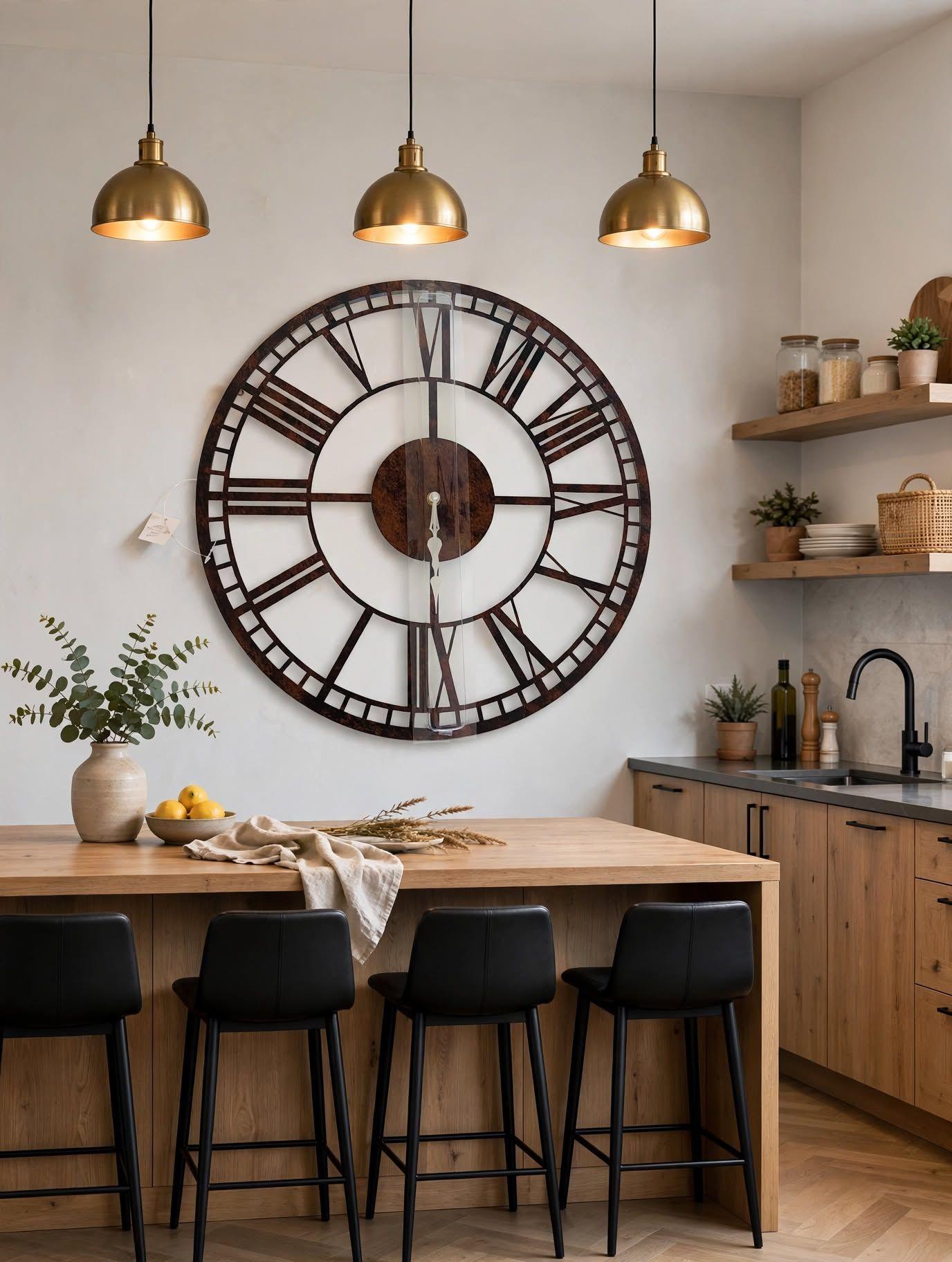 RELOJ DE PARED NUMEROS ROMANOS-4