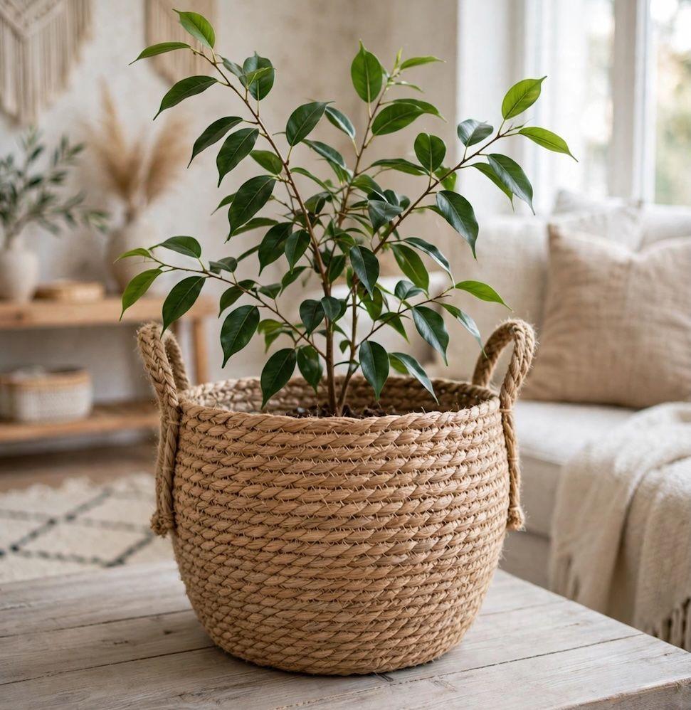 Canasto Yute para living Medium-0
