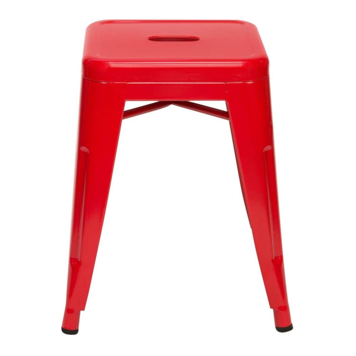 Pack 2 Unidades Piso Tolix Rojo Brillante-5