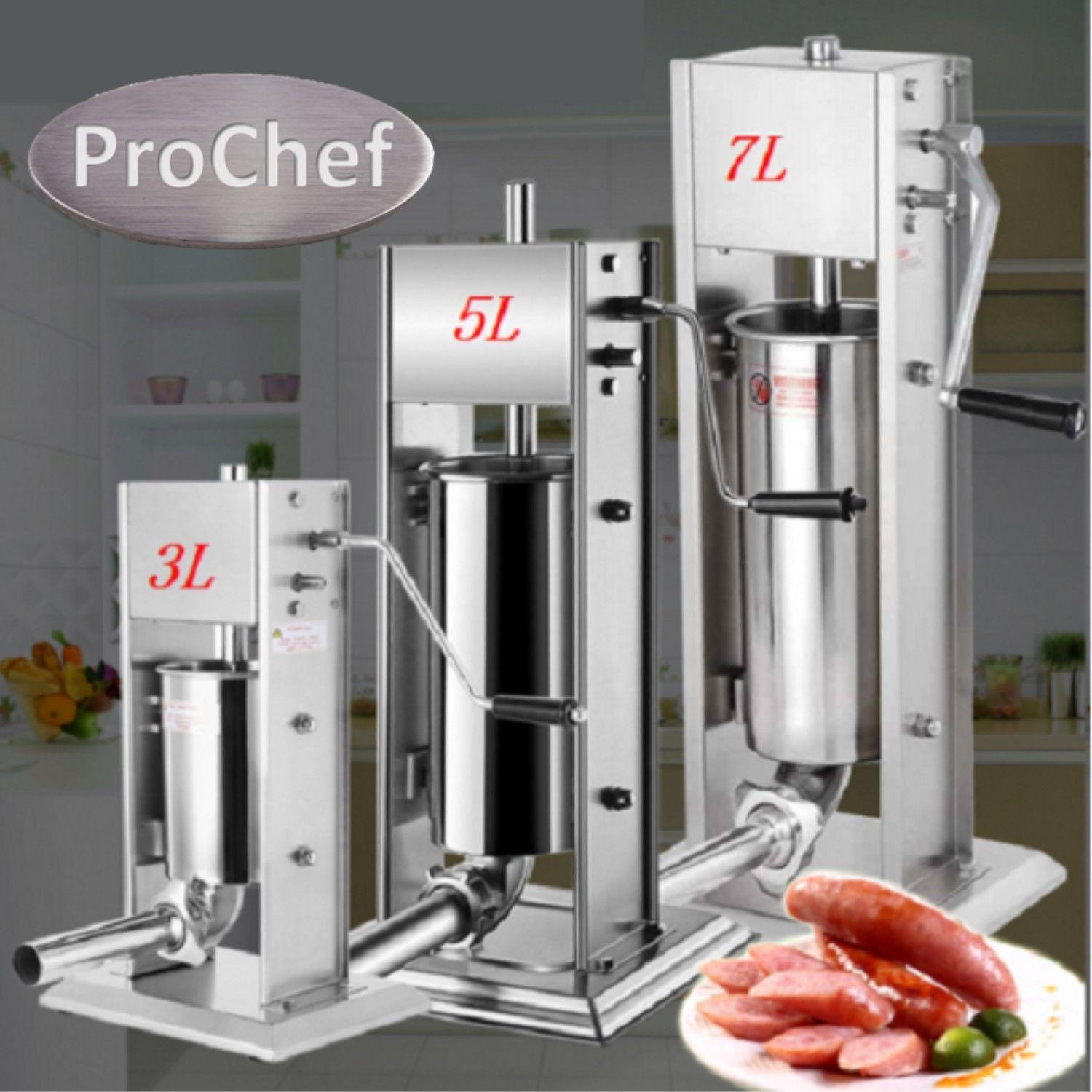 Embutidora Manual Vertical 5 Litros ProChef-5