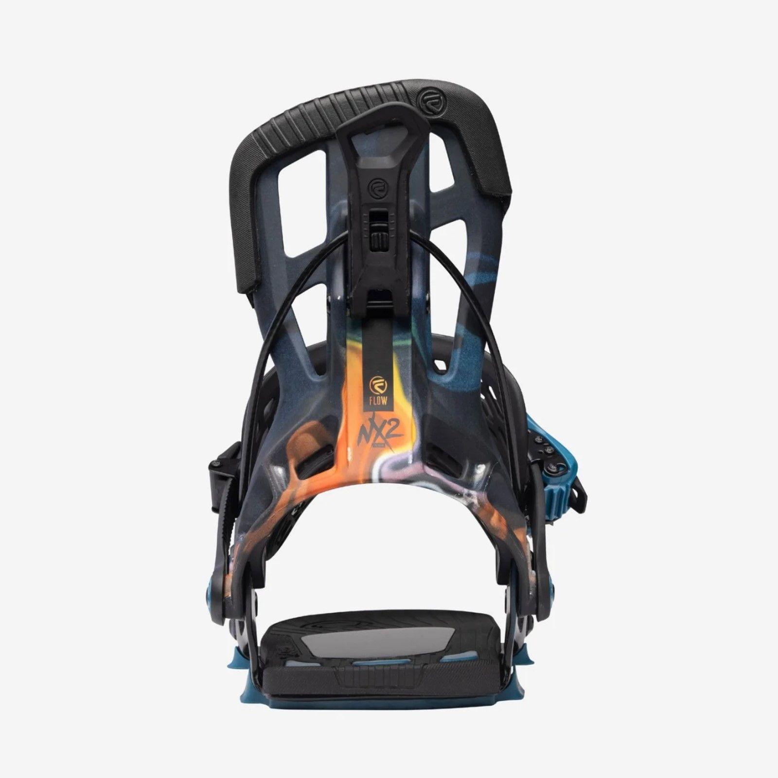 Fijacion Snowboard Flow NX2-TM Fusion Blueflame-2