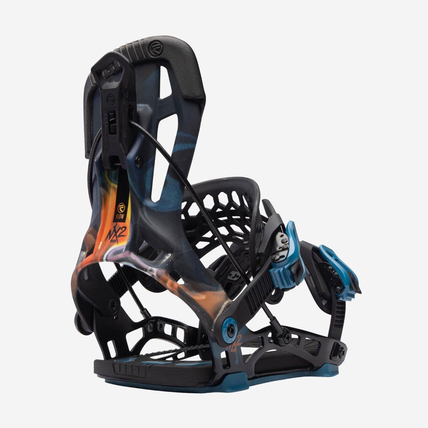 Fijacion Snowboard Flow NX2-TM Fusion Blueflame-0
