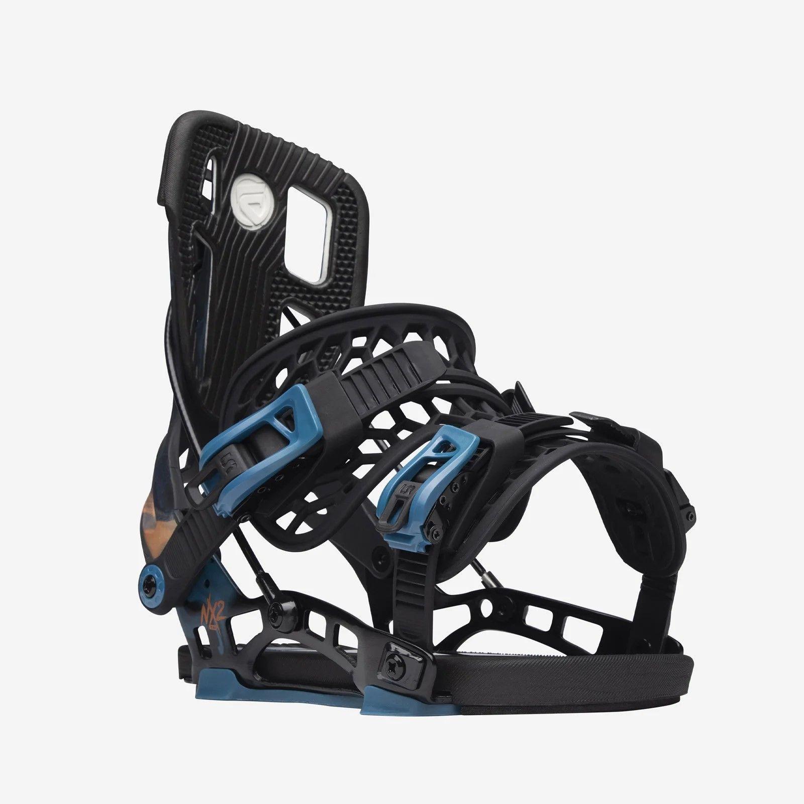Fijacion Snowboard Flow NX2-TM Fusion Blueflame-1