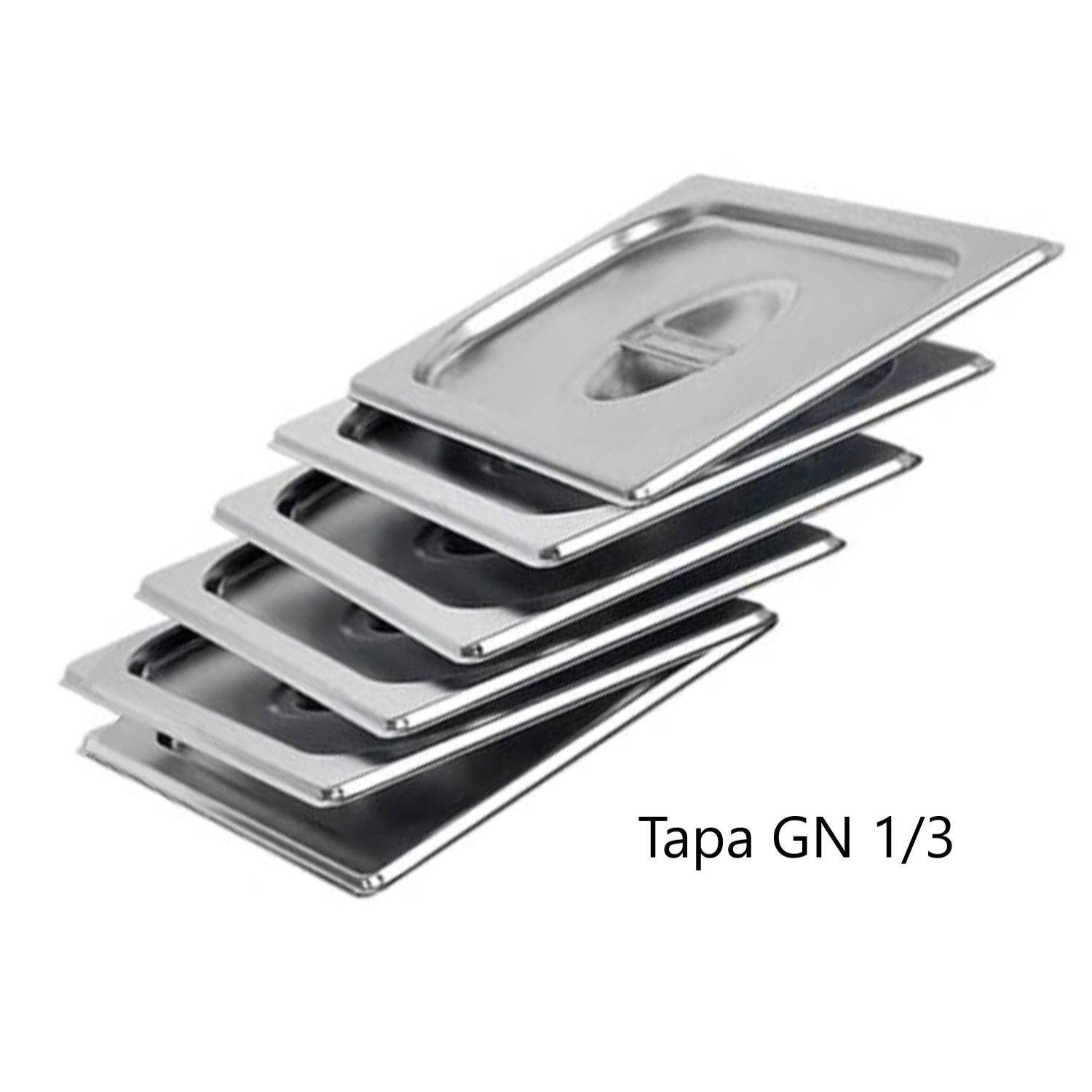 Pack 6 Tapas Gastronómicas para GN 1/3 Acero Inox-2