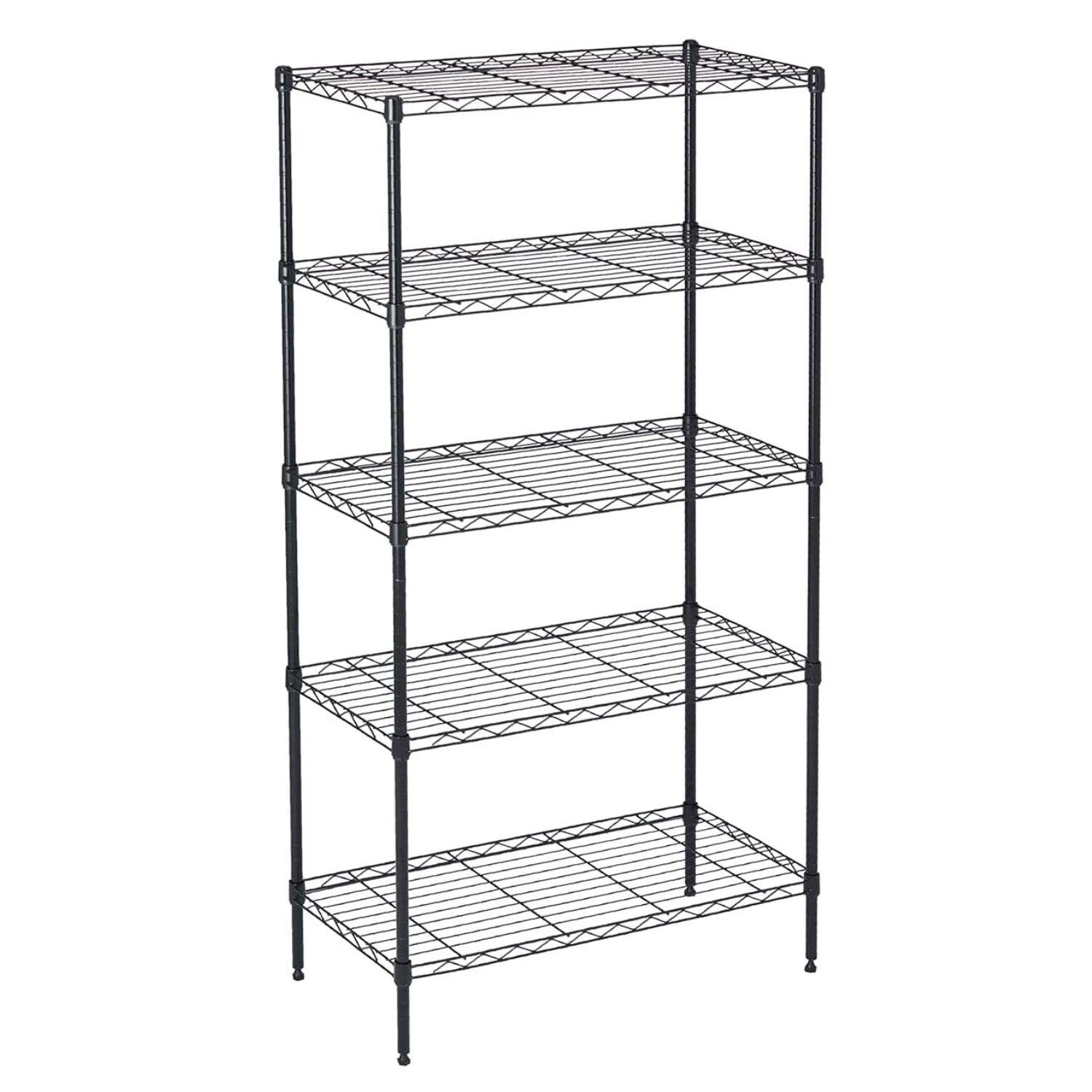 Estante Epóxico 60x35x150 cm. Acero 5 bandejas Cap. 150 kg.-1