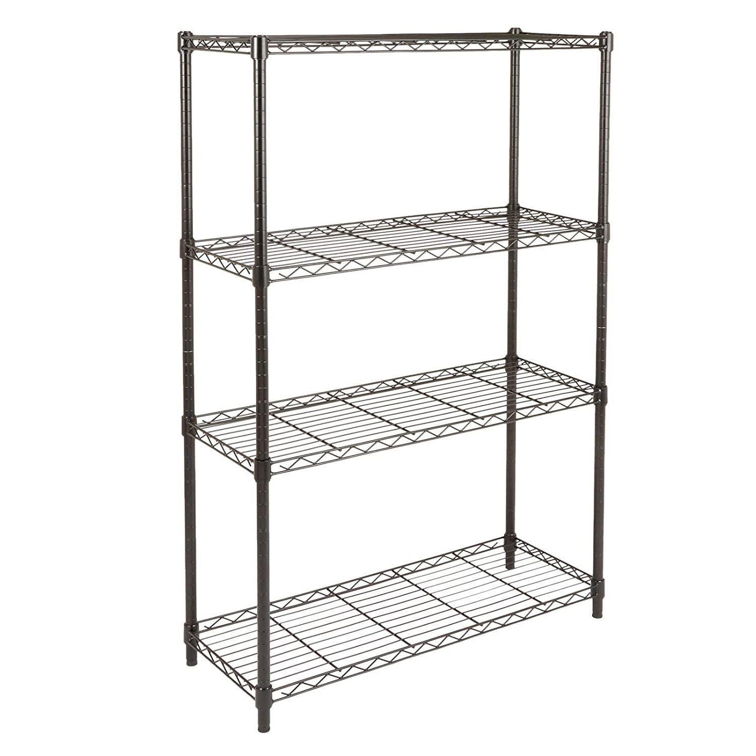 Estante 90x35x150 cm. Acero Pintado 4 bandejas Capacidad 480 kg.-0