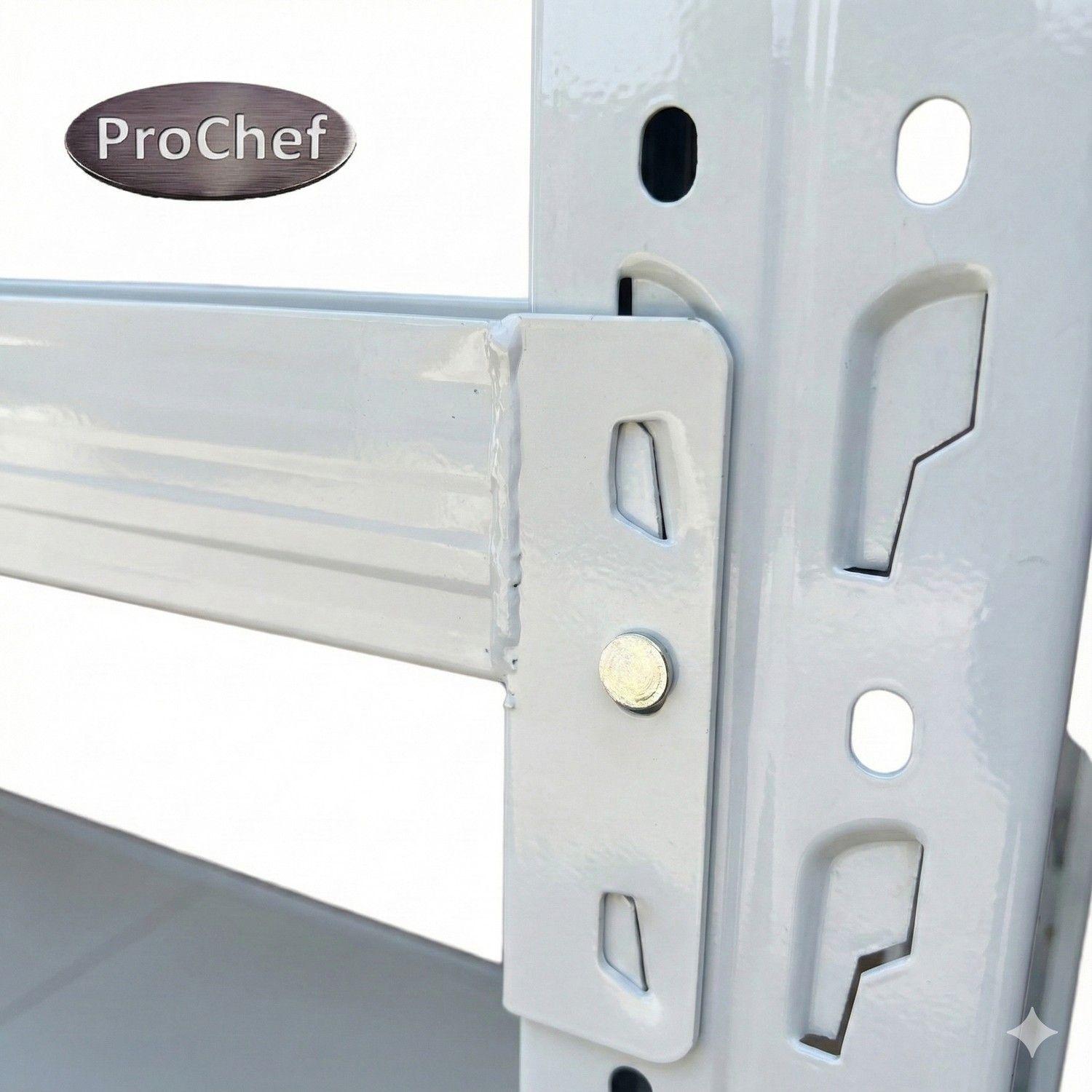 Estante Mini Rack 150x50x200 cm 800 kg Gris Claro-5