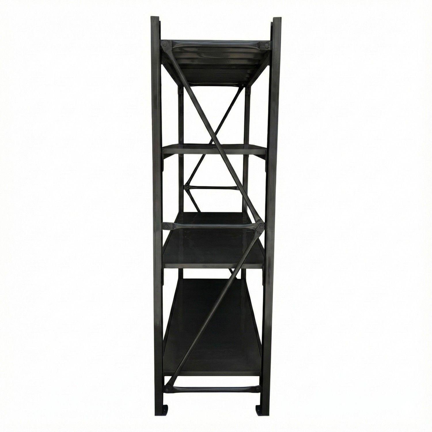 Estante Mini Rack 150x50x200 cm 800 kg Negro-2