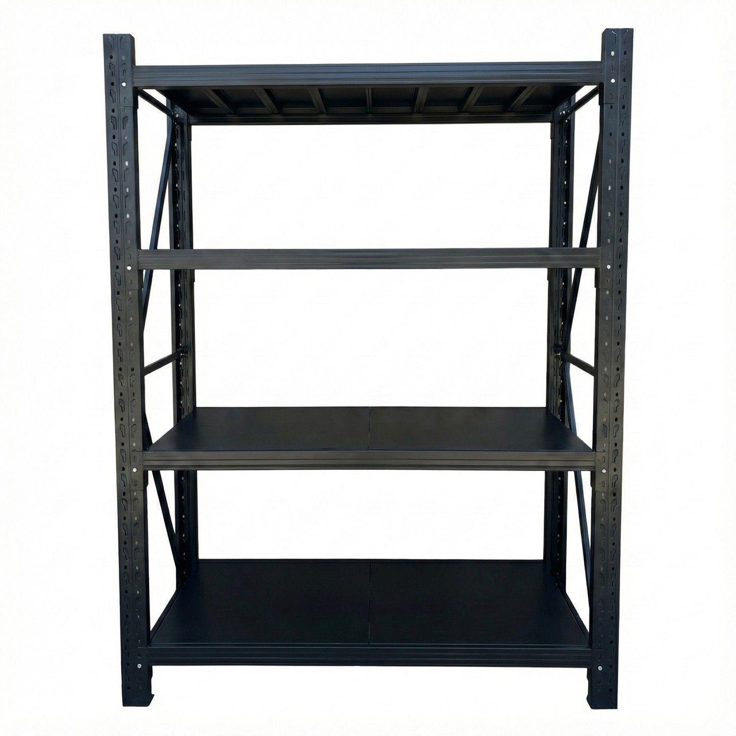 Estante Mini Rack 150x50x200 cm 800 kg Negro-3
