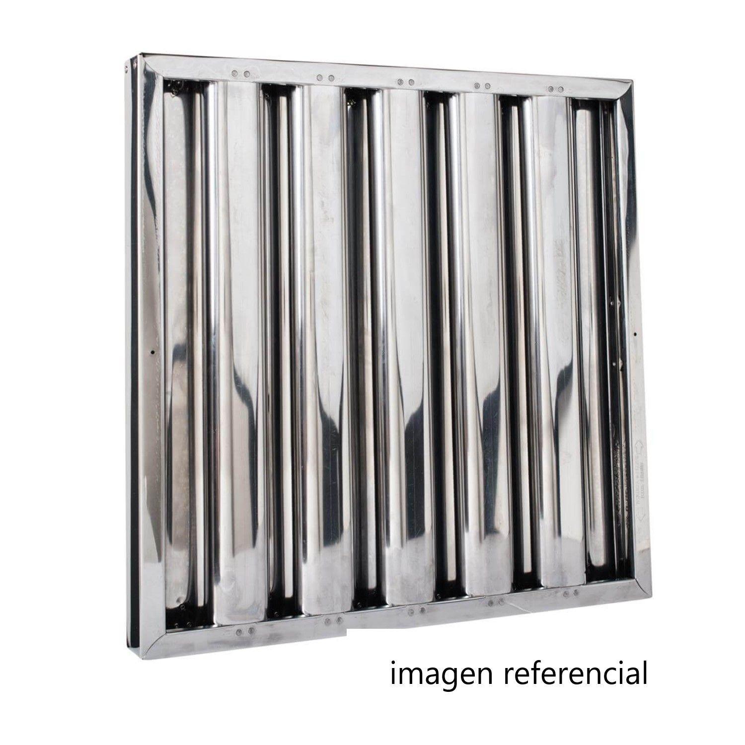 Campana Industrial Mural 1x1 mt. Acero Inoxidable-4