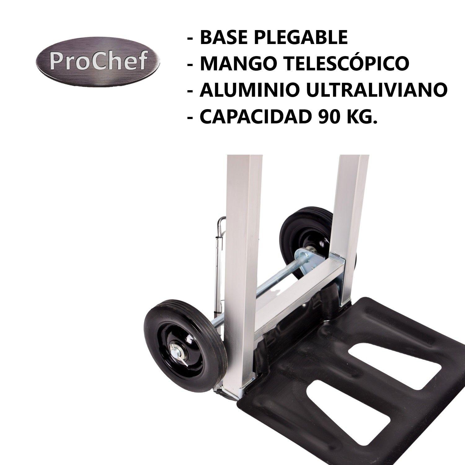 Carro Transportador Tipo Yegua Plegable Aluminio 90 Kg.-2