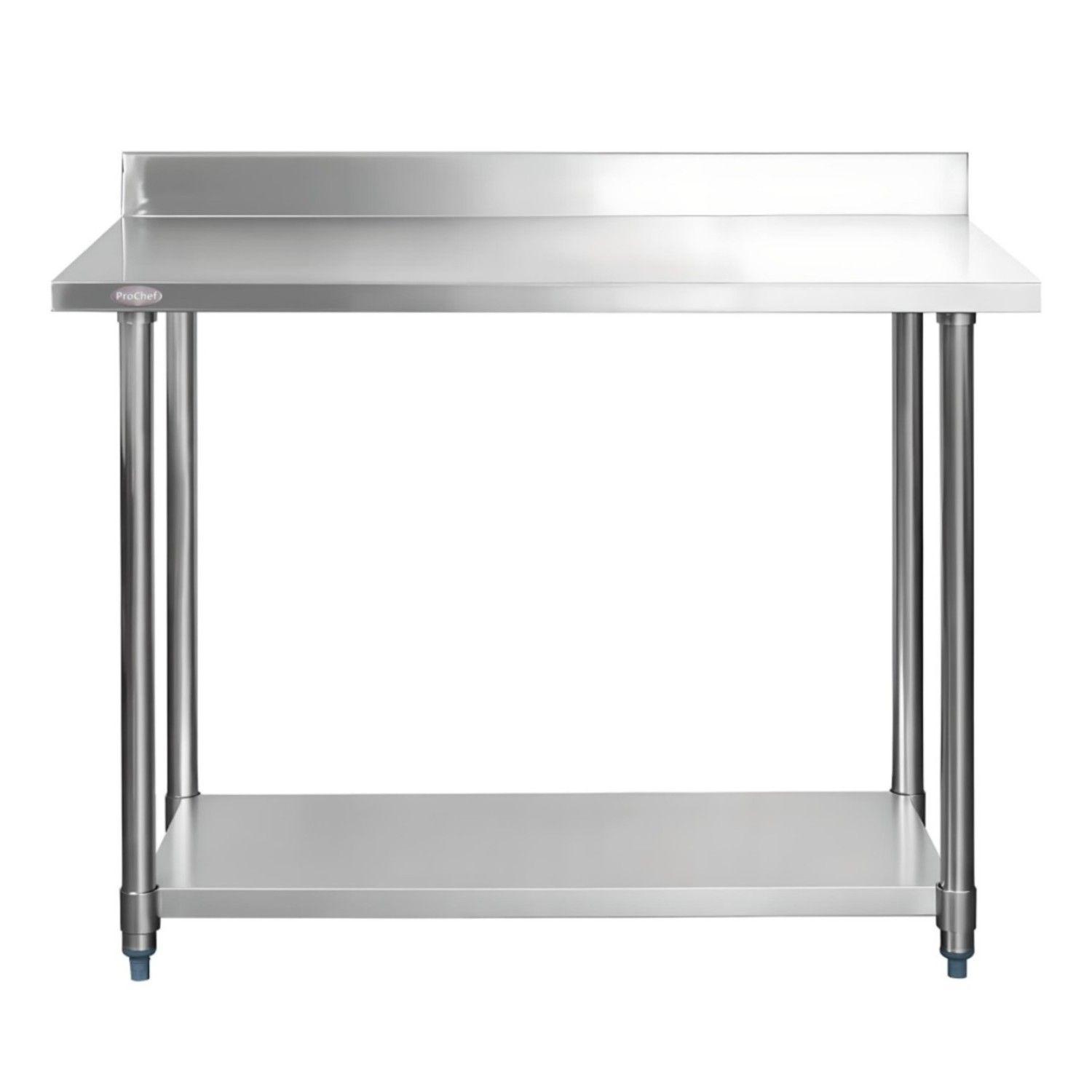 Mesón Muro ECO Acero Inoxidable 160x60x85(+5) cm.-0