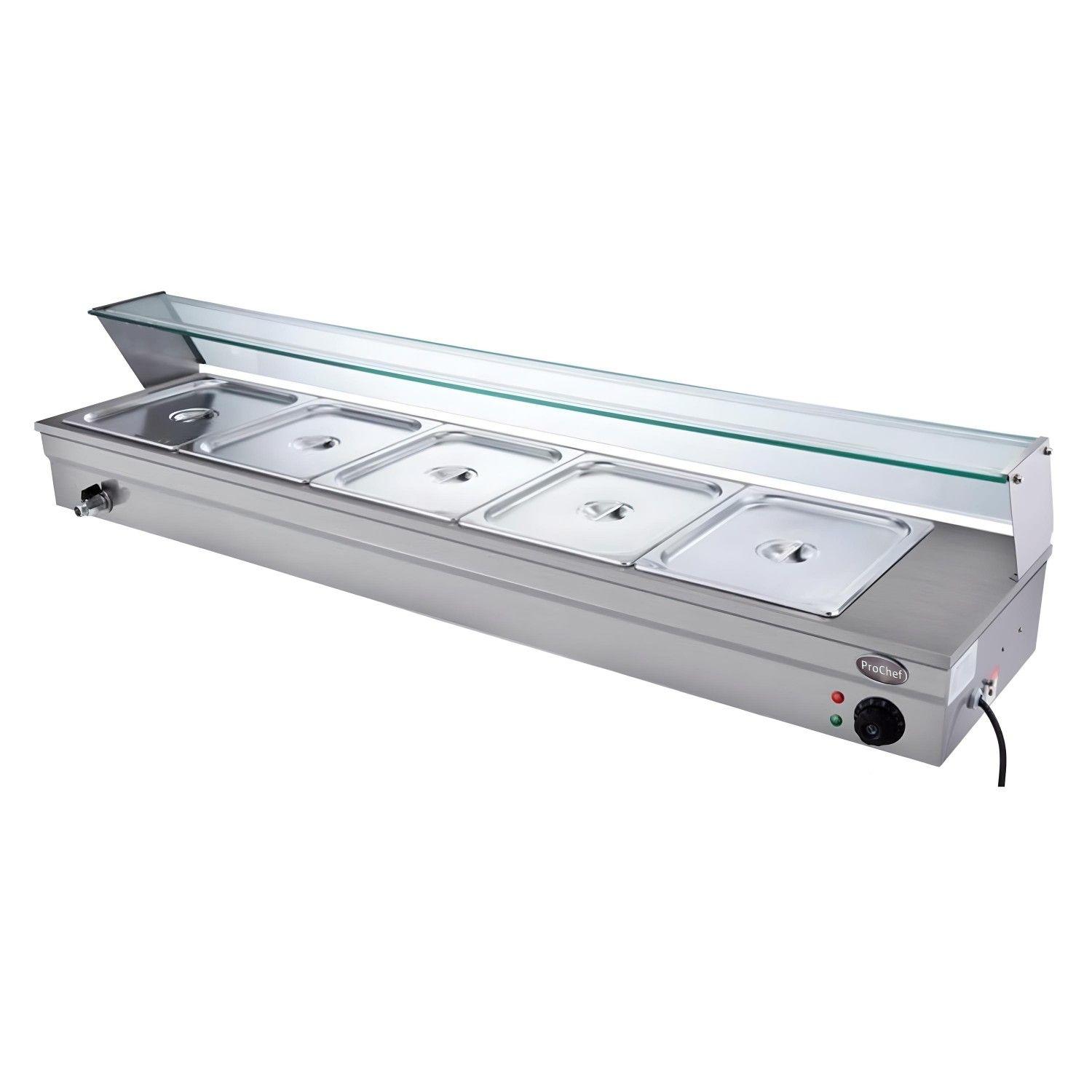 Vitrina de Calor Baño María Sobremesa 5 x GN 1/2-6
