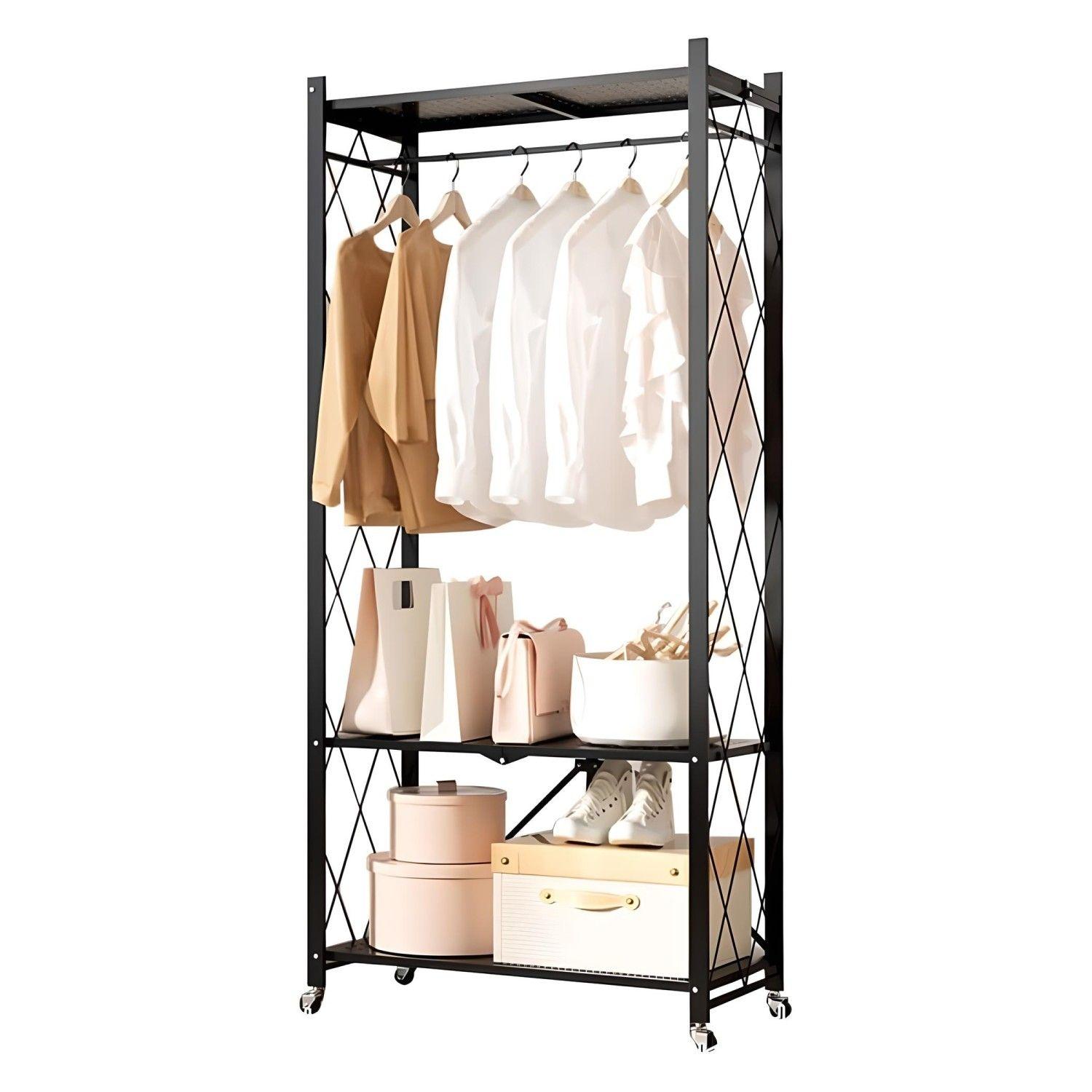 Closet Abierto Plegable de Acero 158x71x32 cm.-8