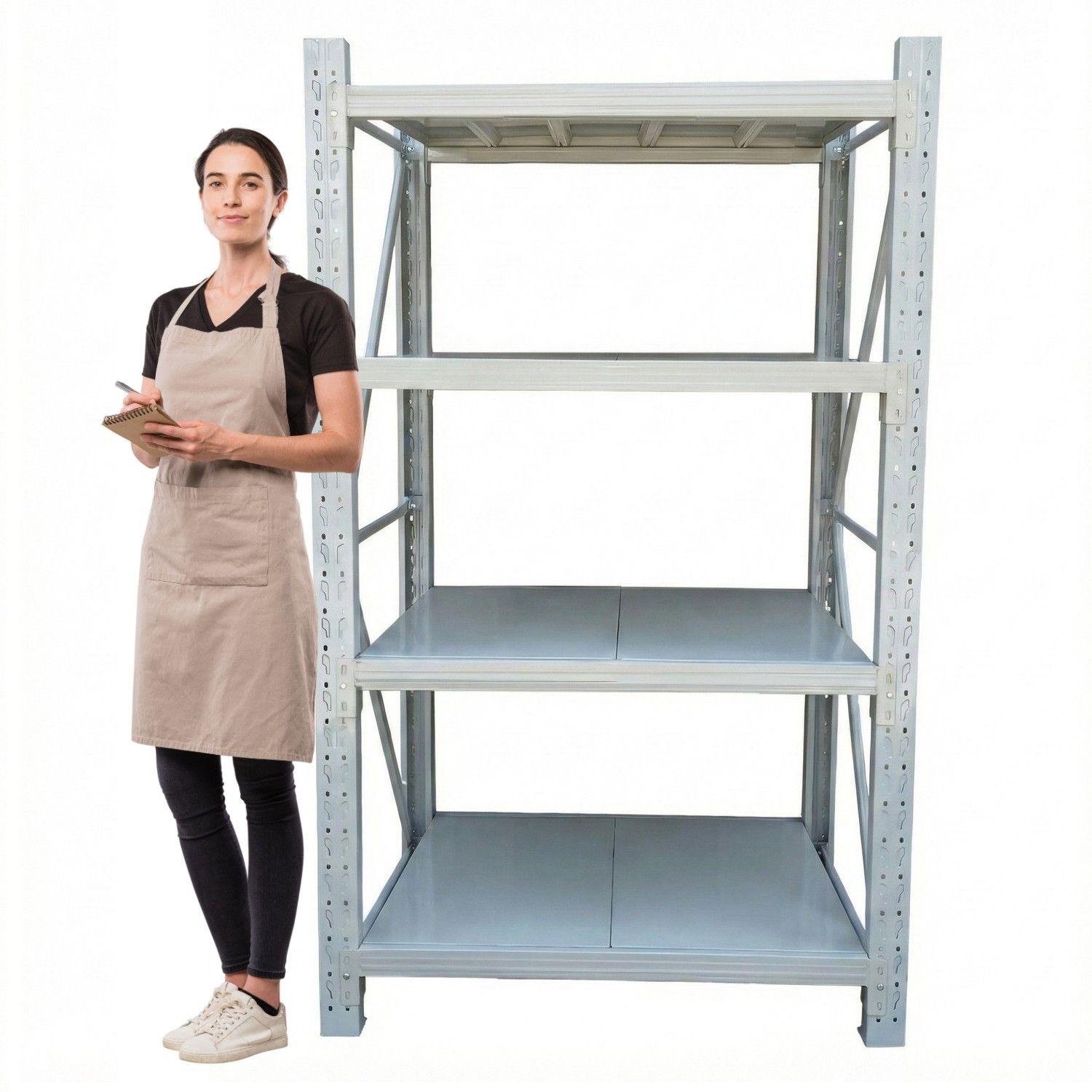 Estante Mini Rack 120x60x200 cm 800 kg Gris-1