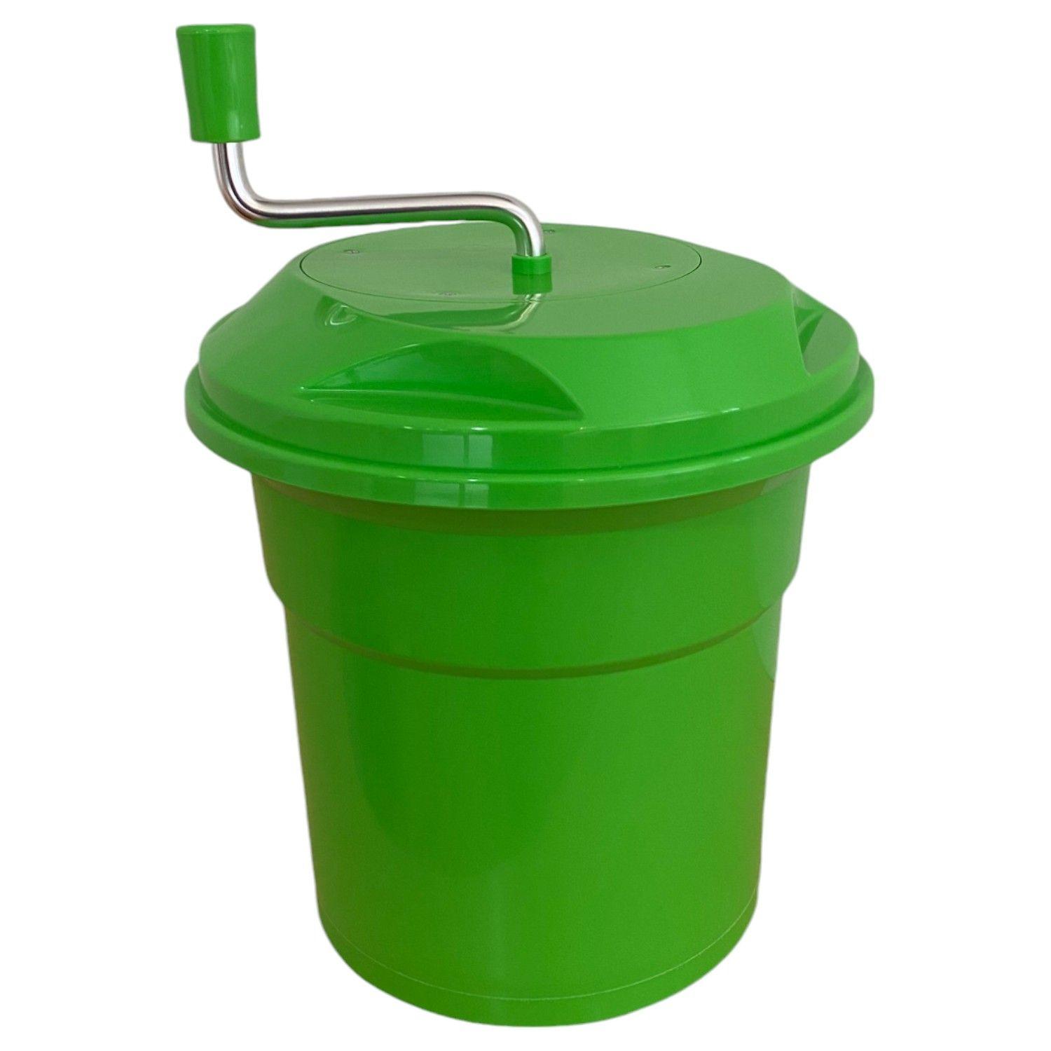 Centrifugador Secador de Verduras Capacidad  12 Lts - Verde-1