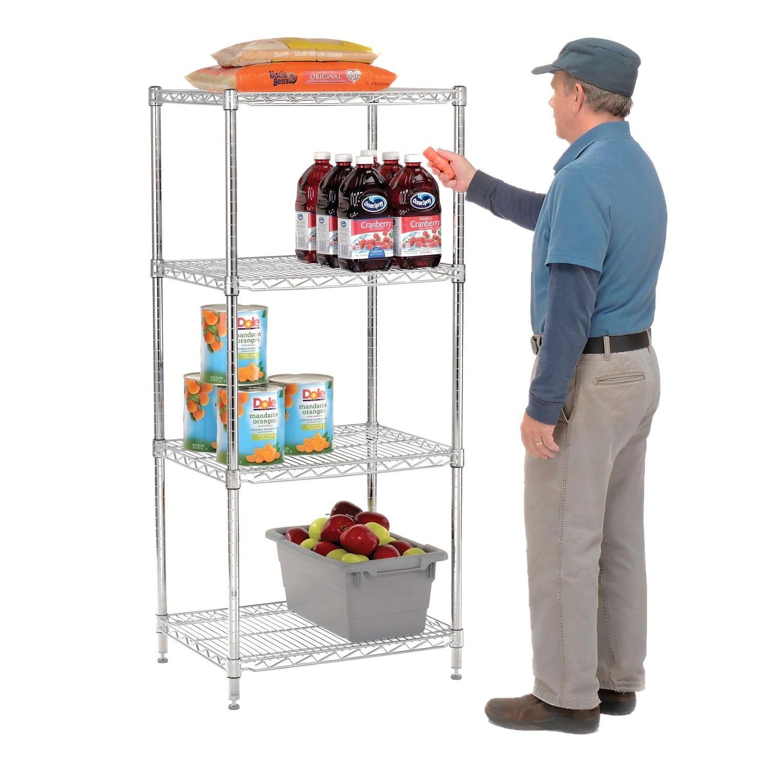 Estante 4 Bandejas 60x45x150 cm. Capacidad 800 kg.-0