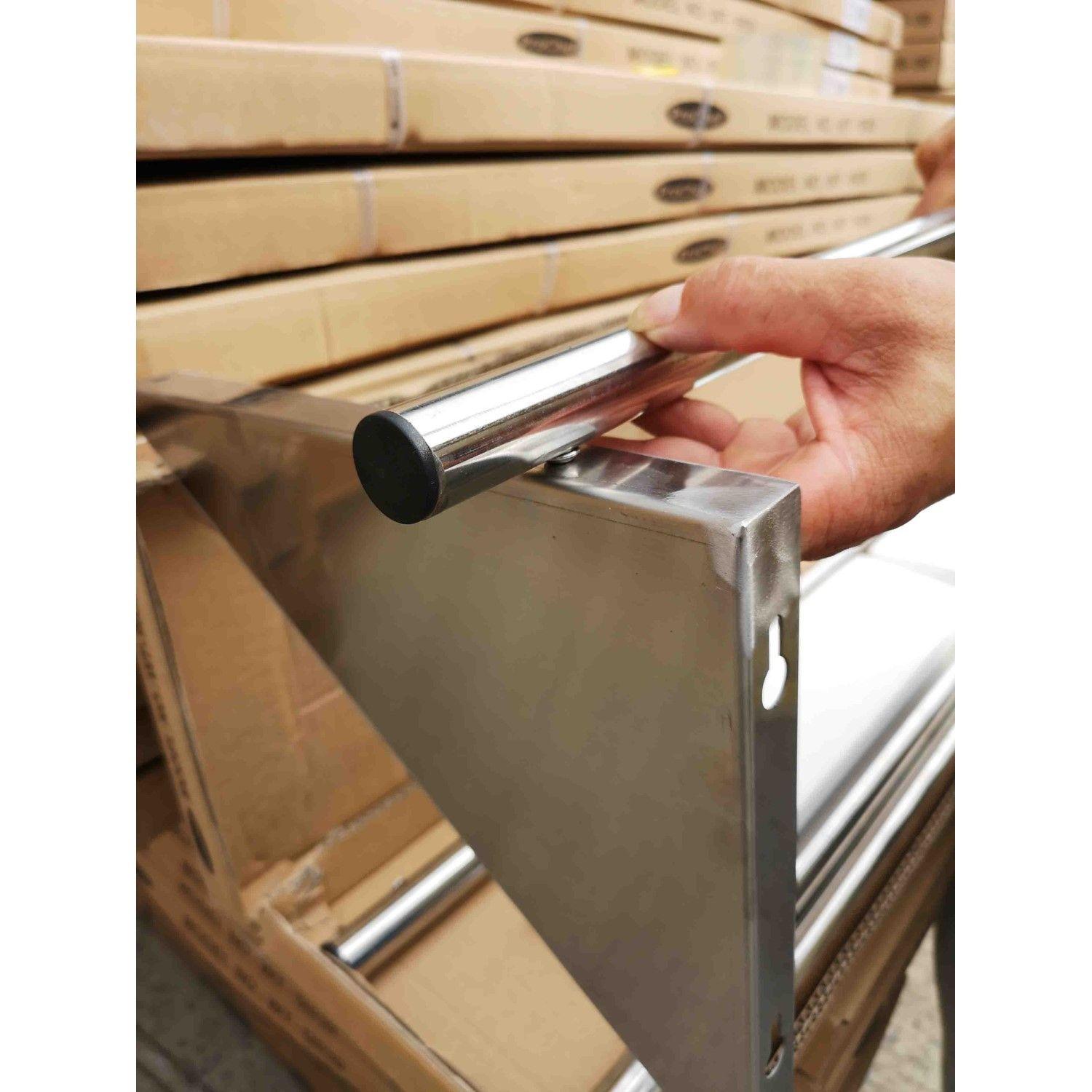 Repisa Tubular ProChef 120x30 cm Pasa Bandejas Acero Inoxidable-2
