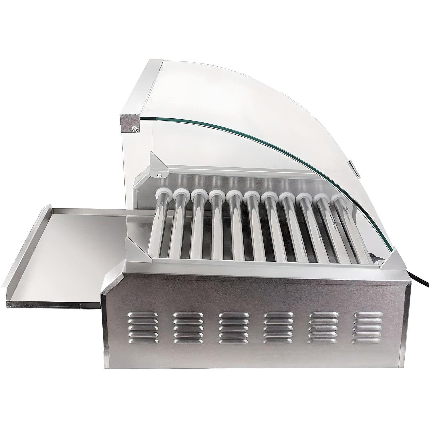 Roller Hot Dogs 11 Rodillos con Mantenedor de Pan-2