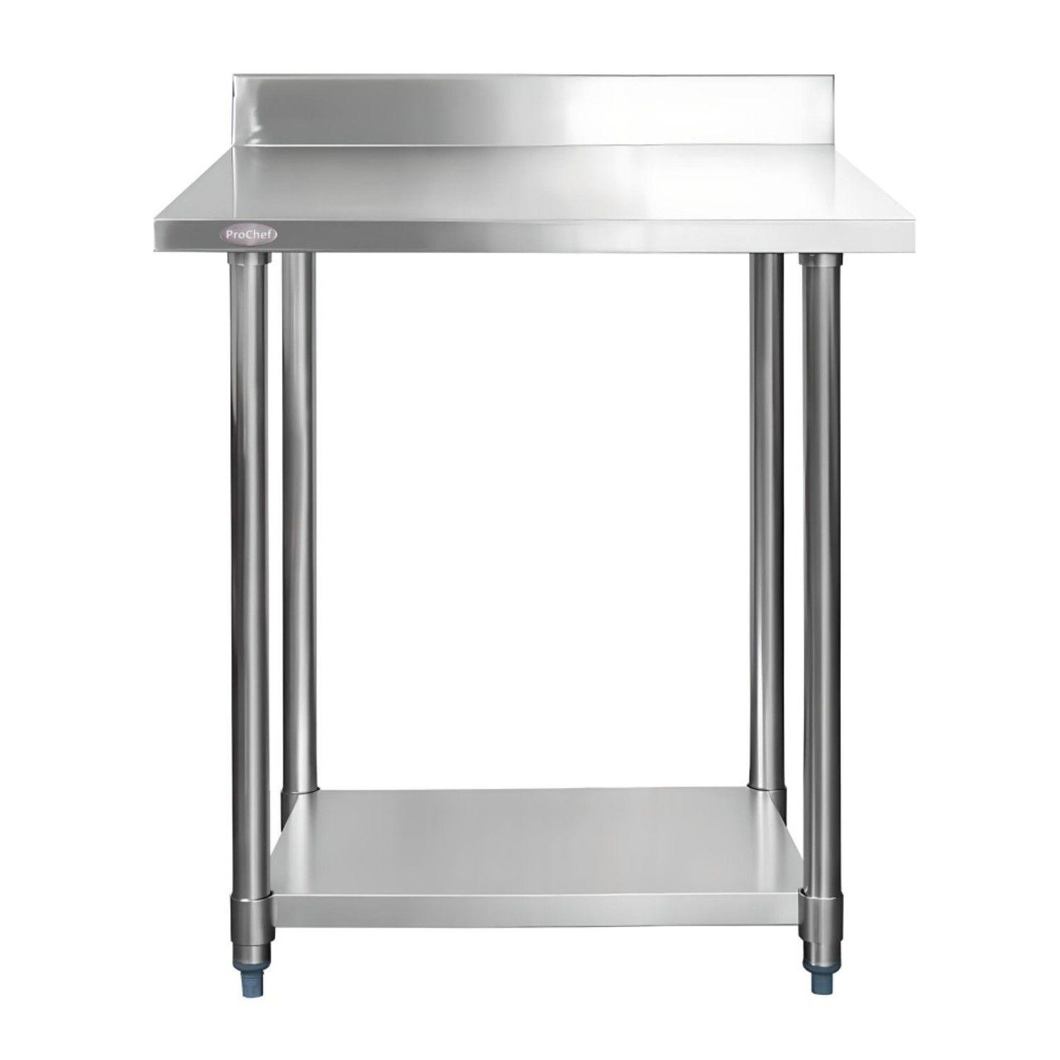 Mesón Muro ECO Acero Inoxidable 100x60x85 cm.-6