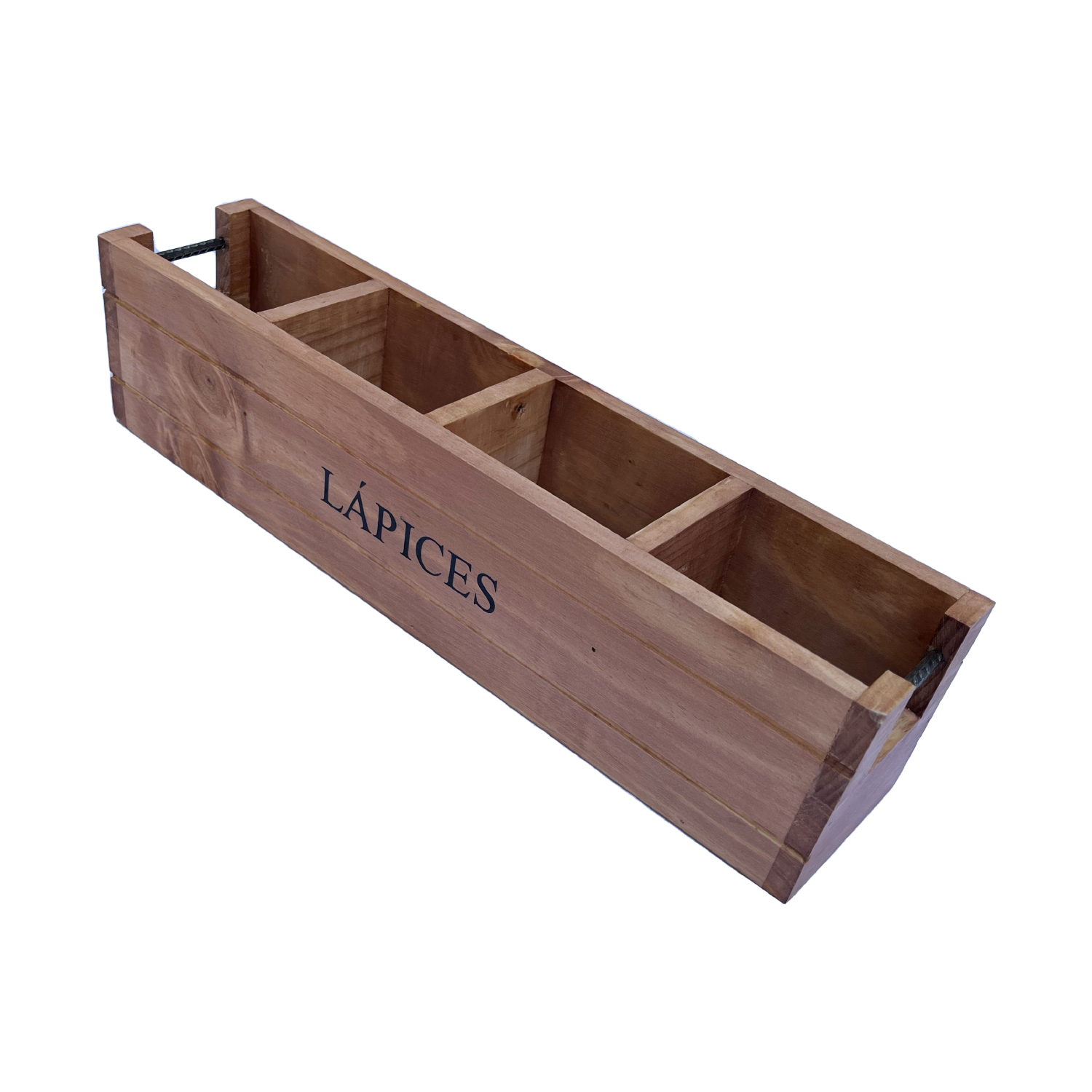 Bandeja de Madera para Lapices 45x10 Cm 4 espacios-0