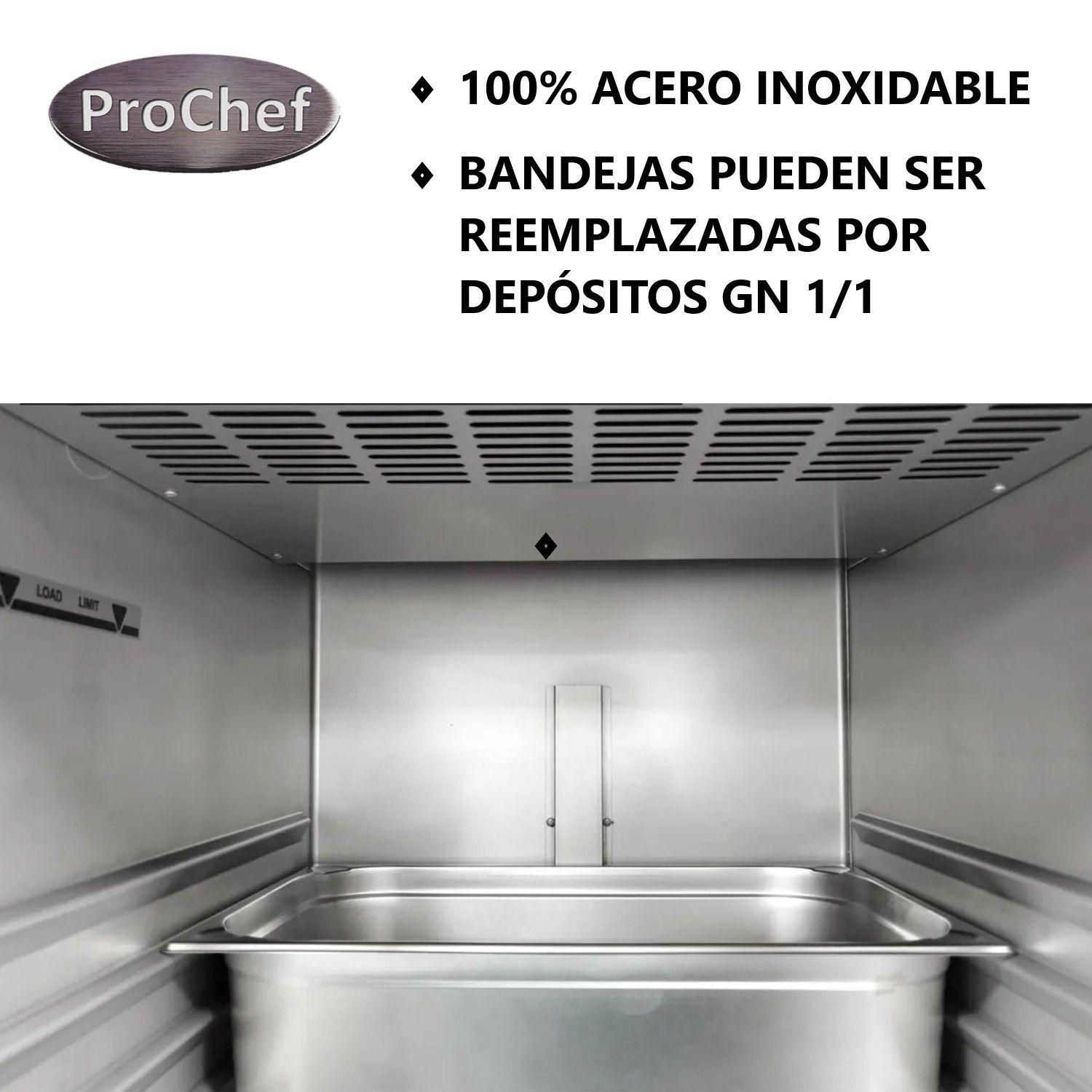 Refrigerador Industrial 860 Lt Acero Inox. Frío Forzado-5