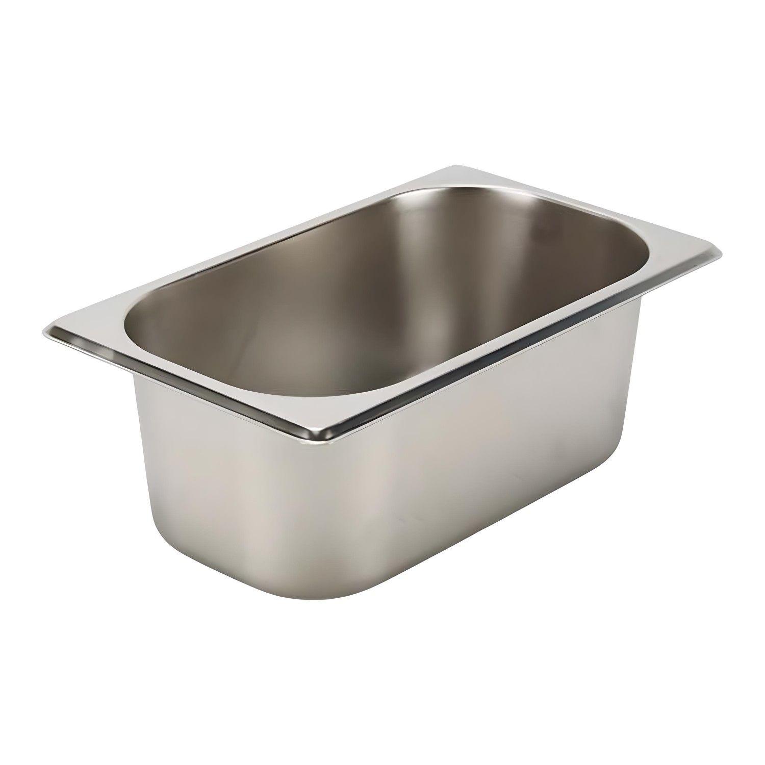 Pack 6 Depósitos Gastro GN 1/4 x 100 mm Acero Inox-1