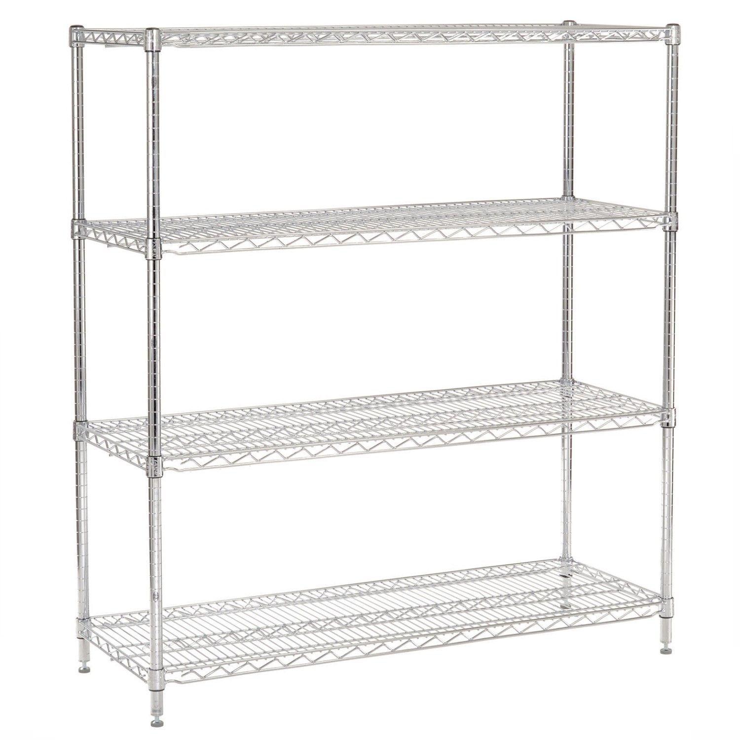 Estante Cromado 4 Bandejas 120x45x150 cm Capacidad 800 kg.-1