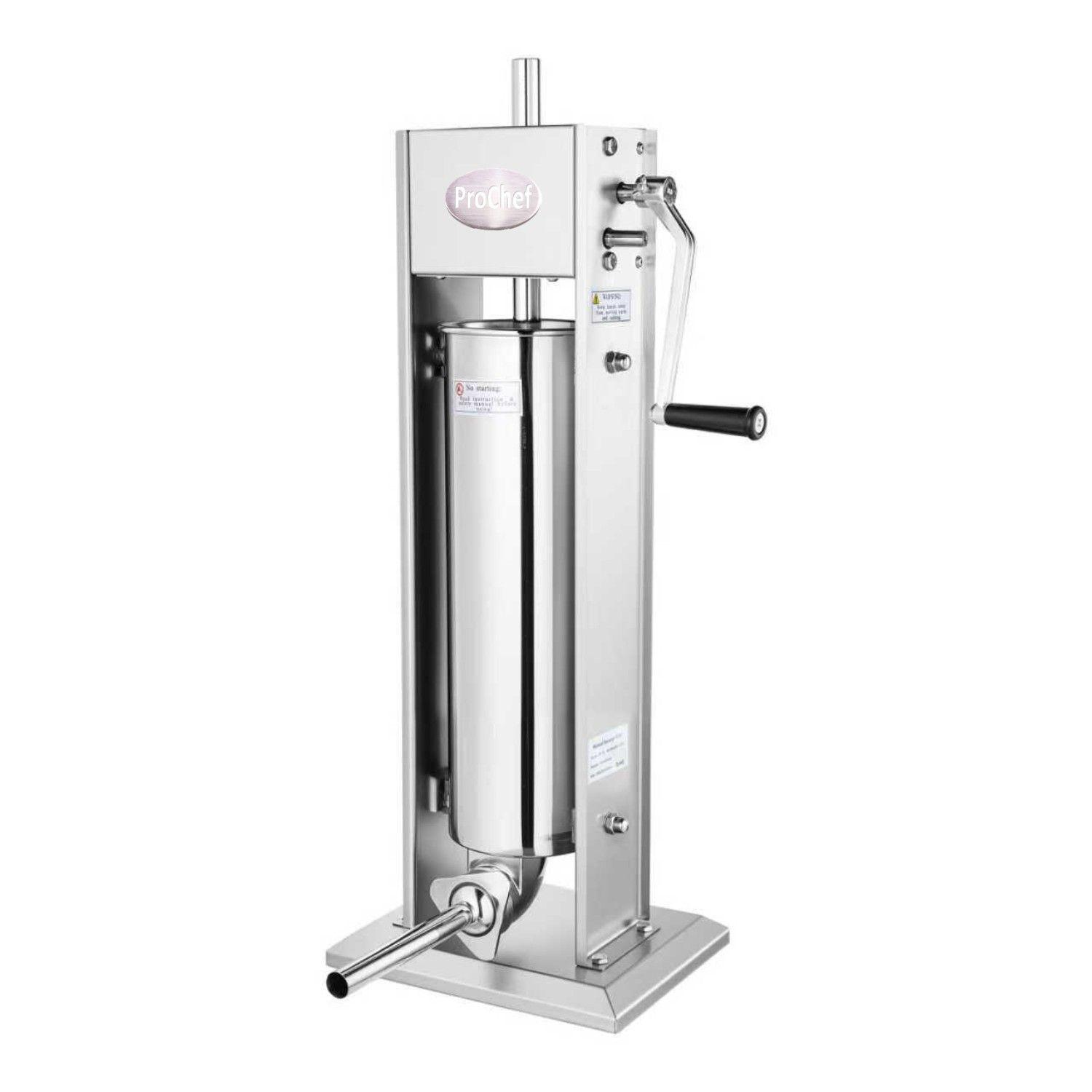 Embutidora Manual Vertical 7 Litros Acero Inox.-2
