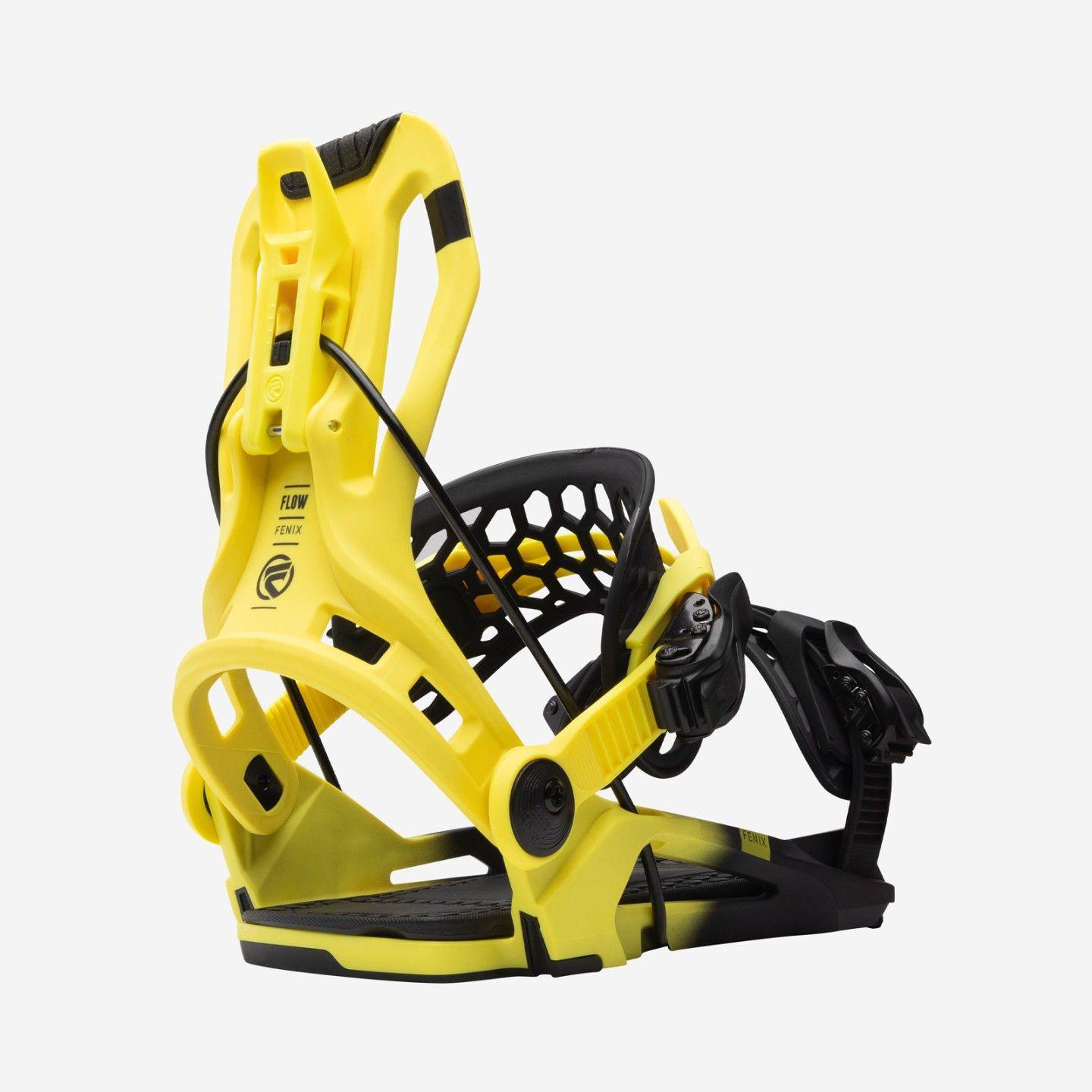 Fijacion Snowboard Flow Fenix Fusion Blacklemon-0