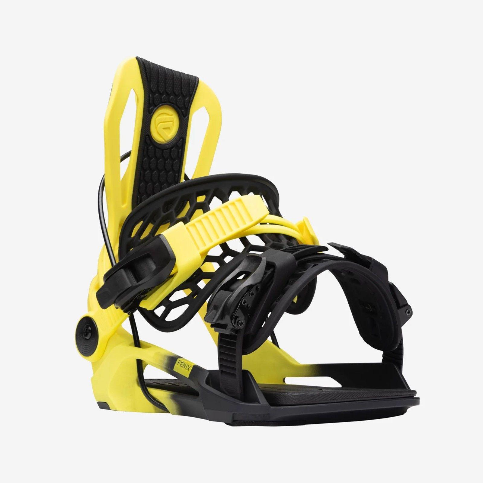 Fijacion Snowboard Flow Fenix Fusion Blacklemon-1
