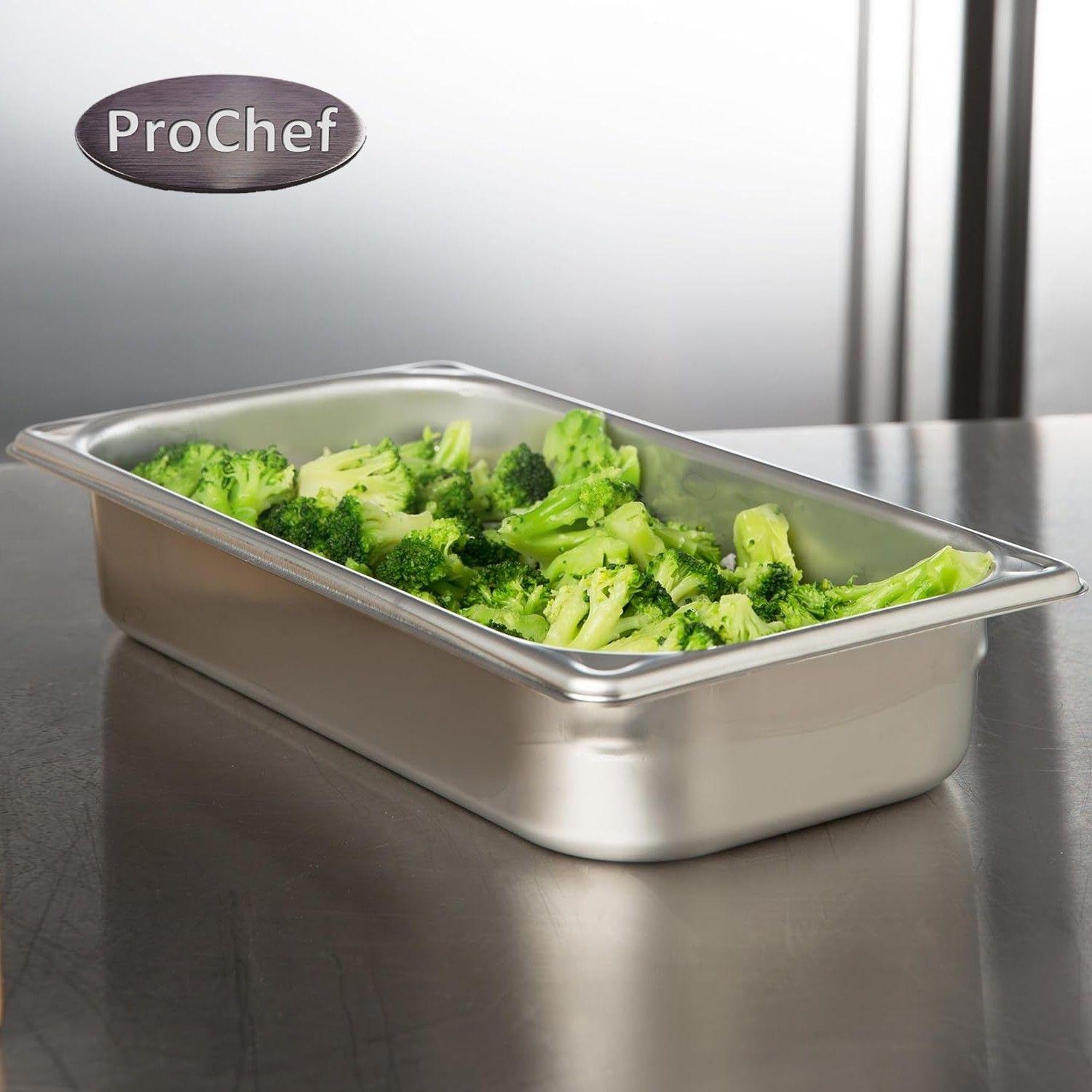 Pack 6 Depósitos Gastro GN 1/4 x 65 mm Acero Inox-4