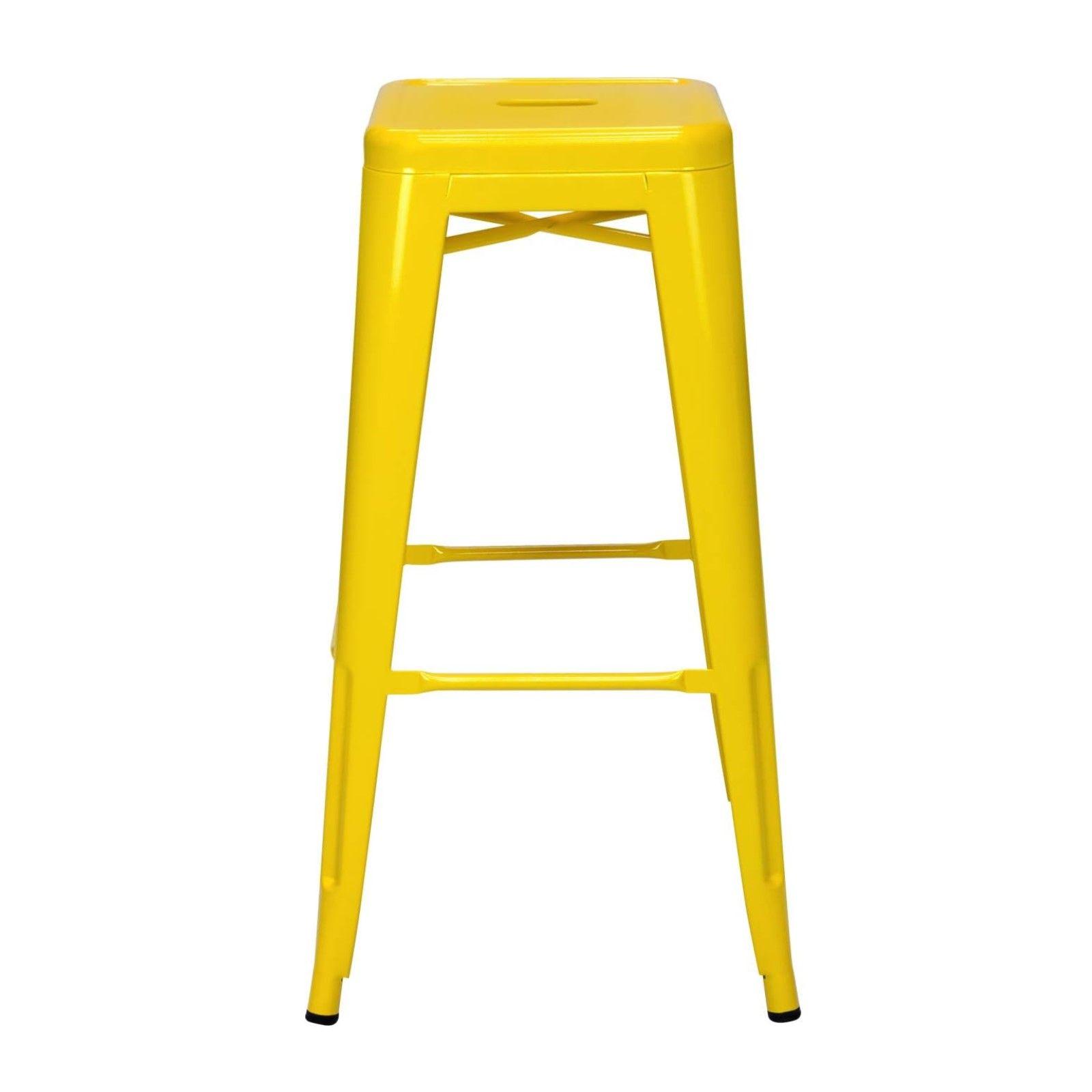 Pack 4 Unidades Piso Alto Tolix Amarillo-4