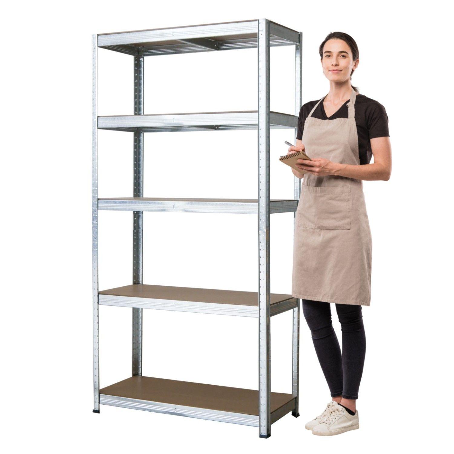 Estante Acero Galvanizado 90x40x180 cm. Cap 875 Kg-1