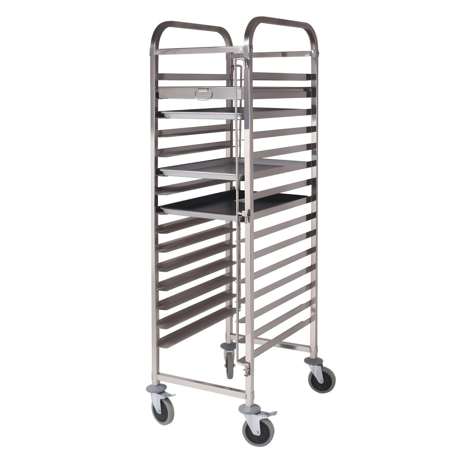 Carro Bandejero 15 Bandejas GN 1/1. Acero Inox.-7