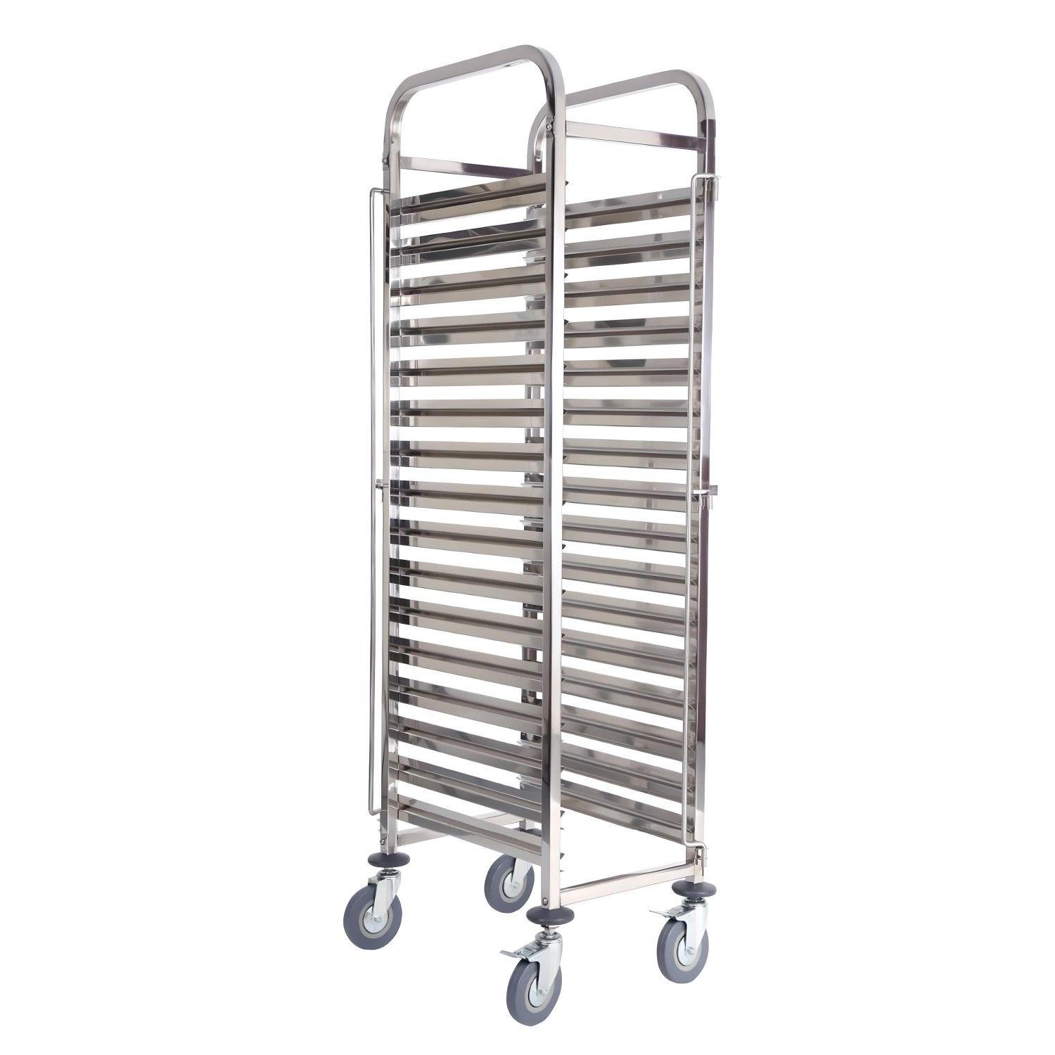 Carro Bandejero 15 Bandejas GN 1/1. Acero Inox.-2