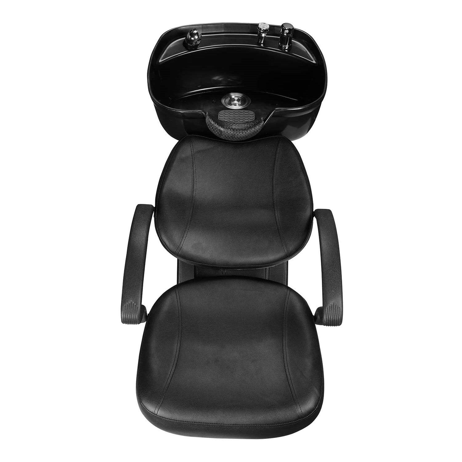 Sillón Lavapelo Negro con Grifería Black Edition-4