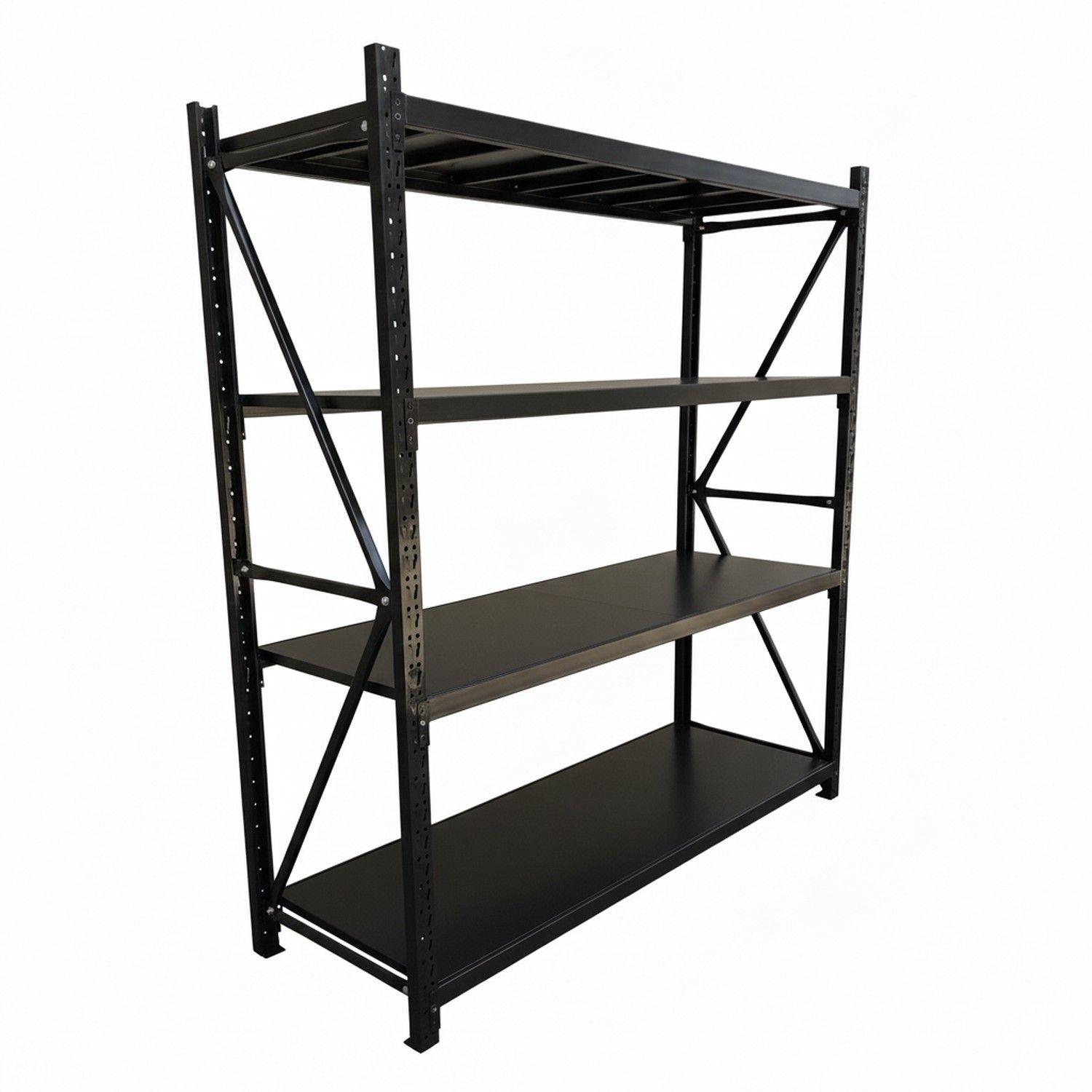 Estante Mini Rack 200x50x200 cm 400 kg Negro-2