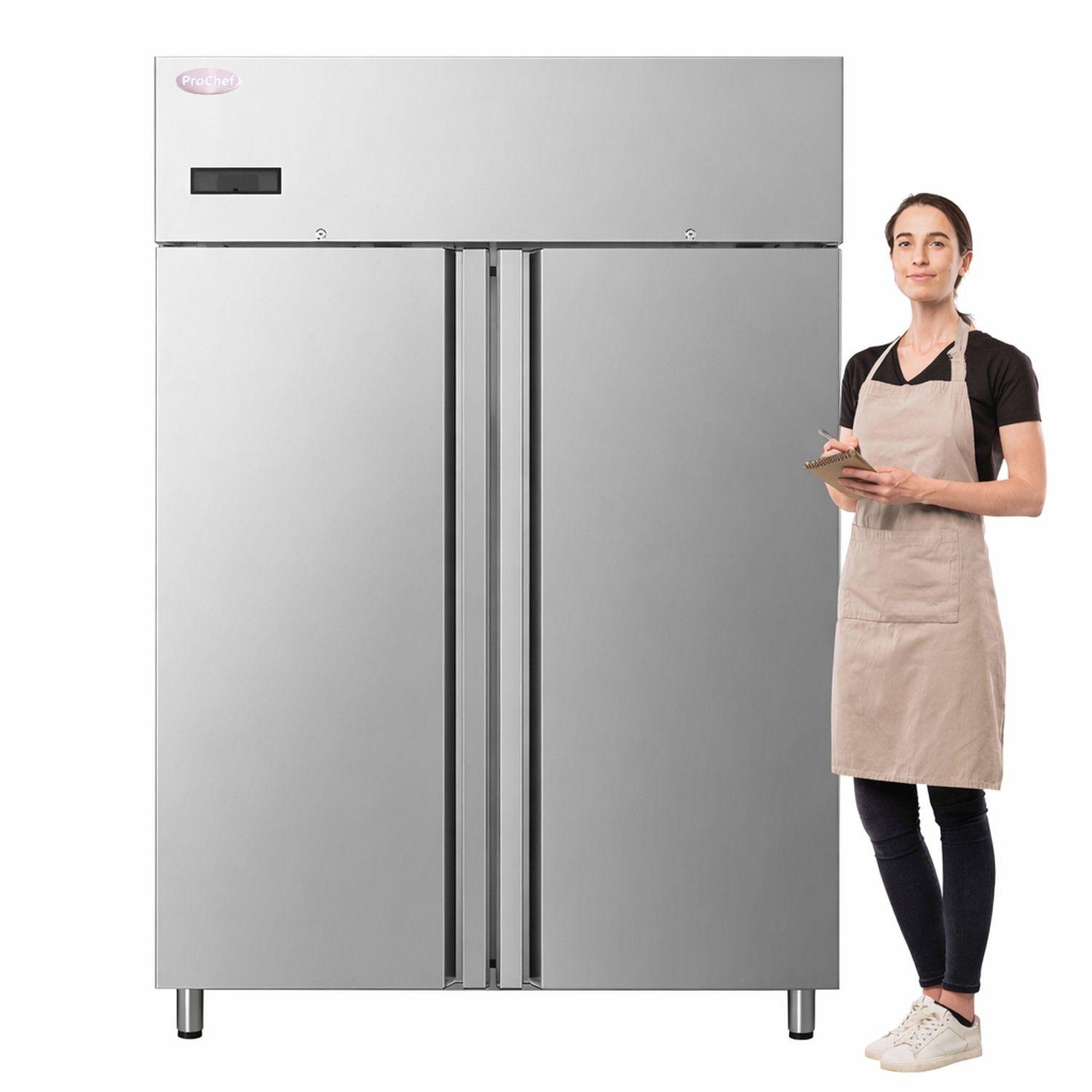 Congelador Industrial 860 Lt Acero Inox. Frío Forzado-1